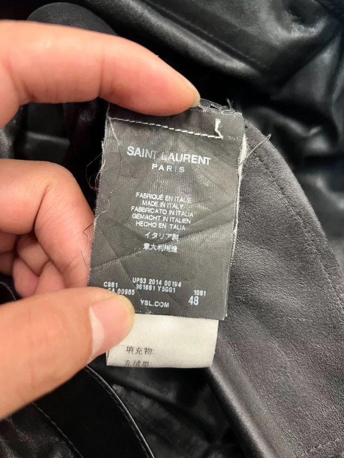 Saint Laurent Paris × Yves Saint Laurent Saint Laurent SLP genuine 14 leather pants2412-Nextarrow Size US 28 / EU 44 - 6 Thumbnail