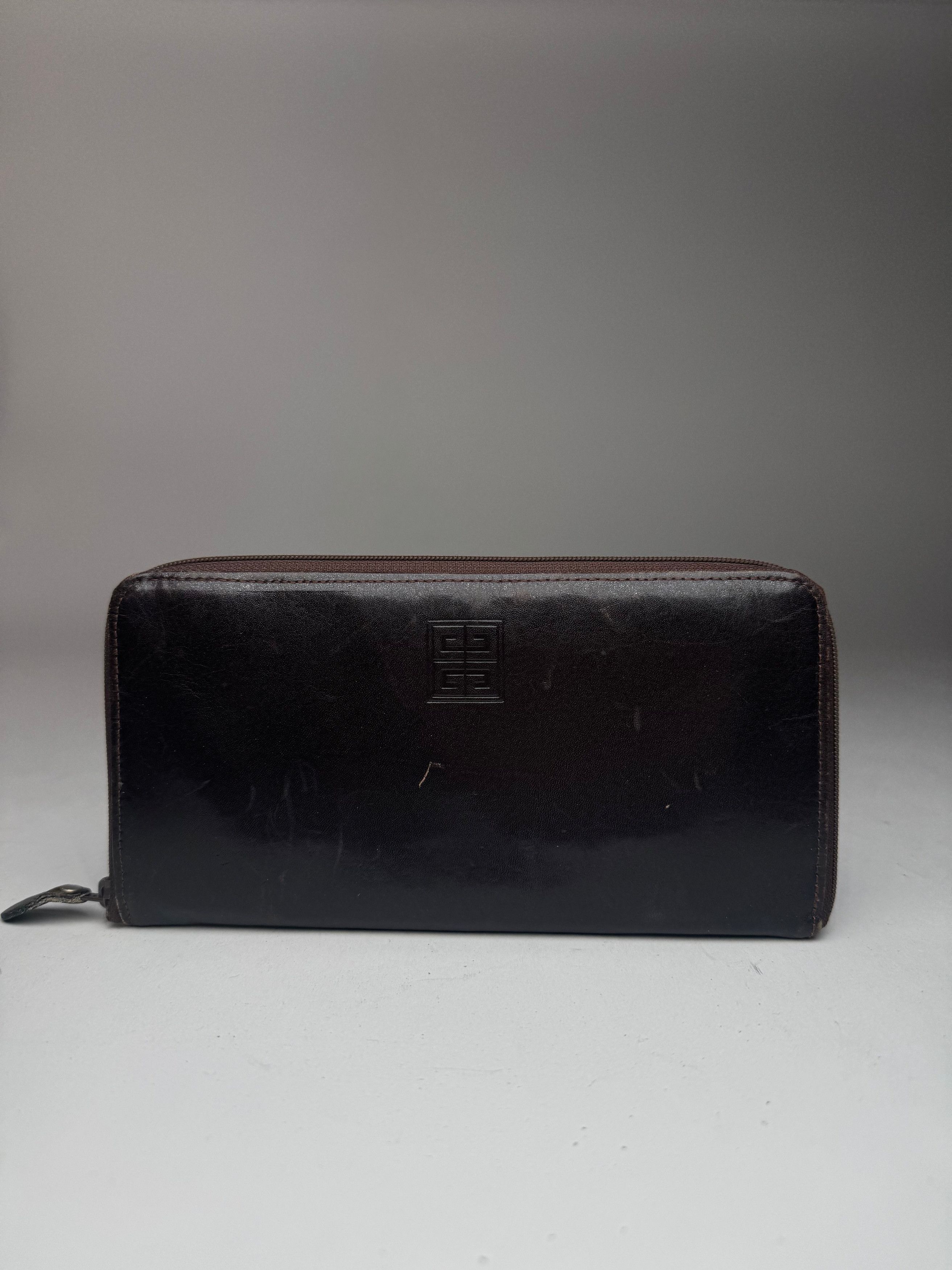 Givenchy Vintage Leather Wallet Brown Size ONE SIZE - 1 Thumbnail