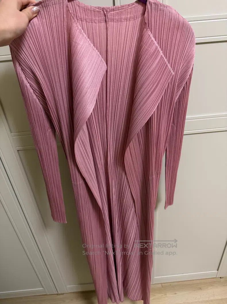 Issey Miyake Issey Miyake Pink Cardigan Coat Size XL / US 12-14 / IT 48-50 - 1 Thumbnail