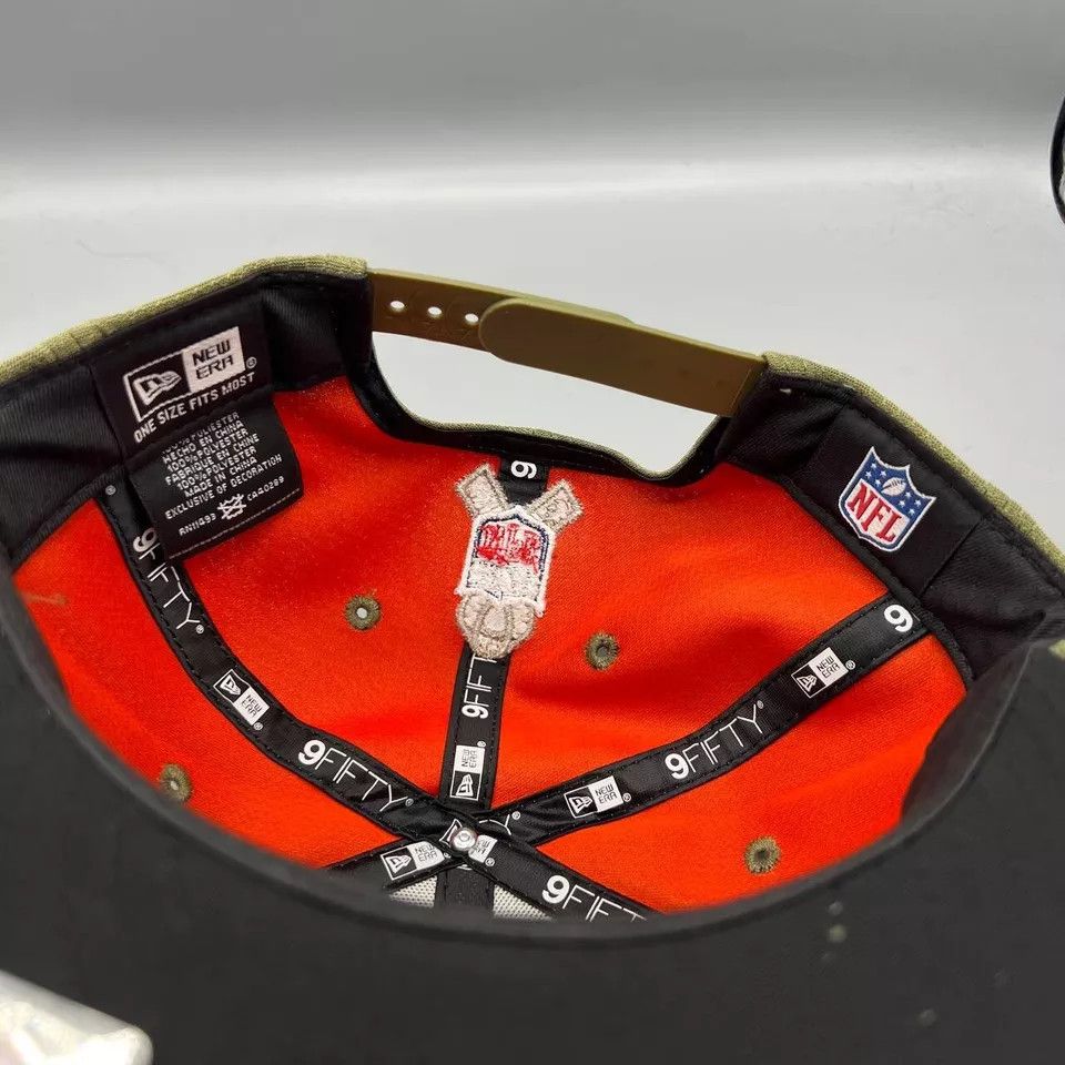 New Era Cleveland Browns Hat Men Salute to Service Snap Back Cap New Size ONE SIZE - 6 Thumbnail