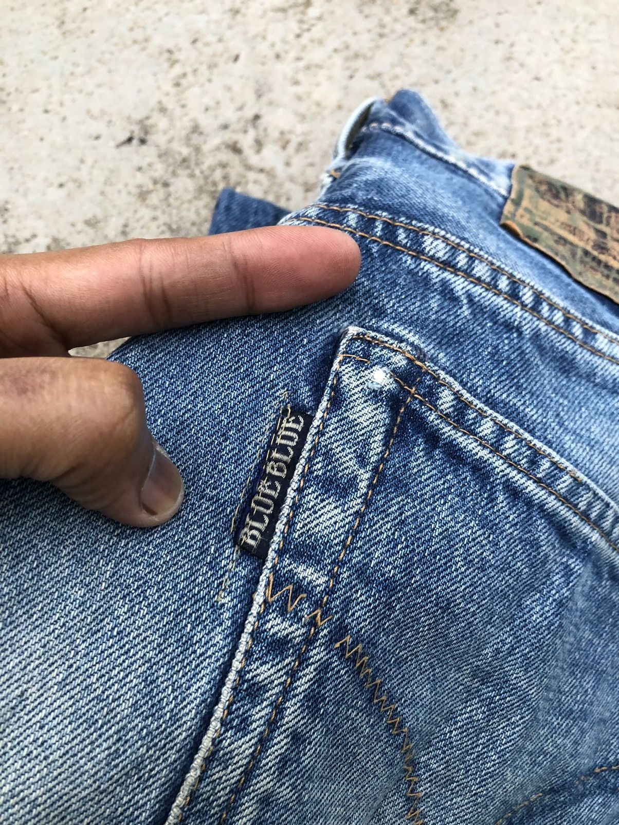 Blue Blue Japan VINTAGE SELVEDGE BLUE BLUE JAPAN DENIM Size US 28 / EU 44 - 4 Thumbnail