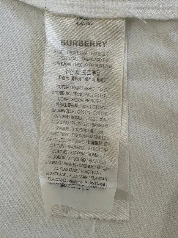 Burberry Burberry Short Sleeve Cotton Graphic Tee. Size US XS / EU 42 / 0 - 8 Thumbnail