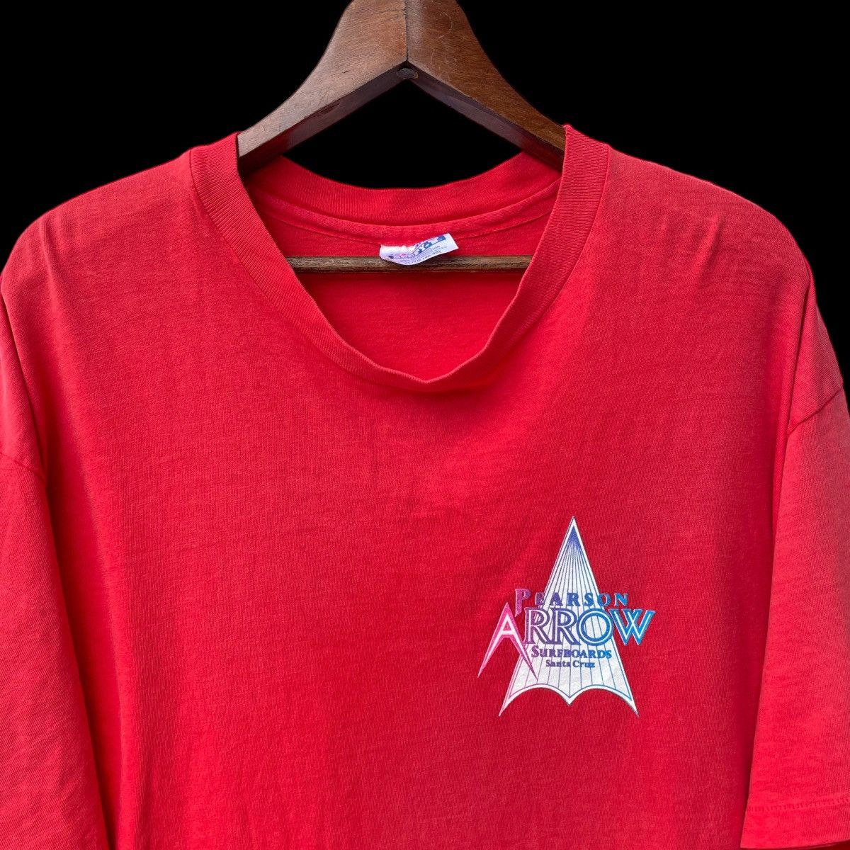 Santa Cruz Skateboards × Shorty's Skateboards Vintage 80’s Pearson Arrow Surfboard Santa Cruz T-shirt Size US XL / EU 56 / 4 - 5 Thumbnail