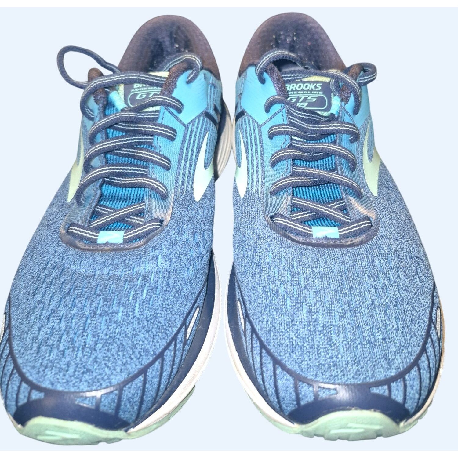 Brooks Brooks GTS 18 Blue Cushion Running Shoes Size 10 Lightweight Size US 10 / IT 40 - 3 Thumbnail