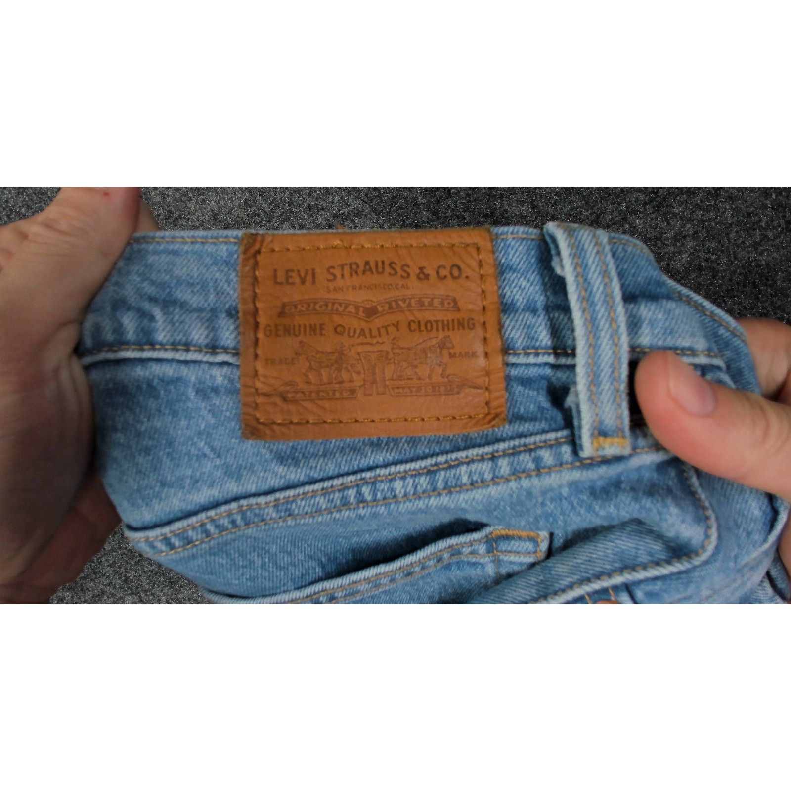 Levi's Levis Premium Ribcage Straight Ankle Light Wash Jeans W30 Size 27" / US 4 / IT 40 - 11 Thumbnail