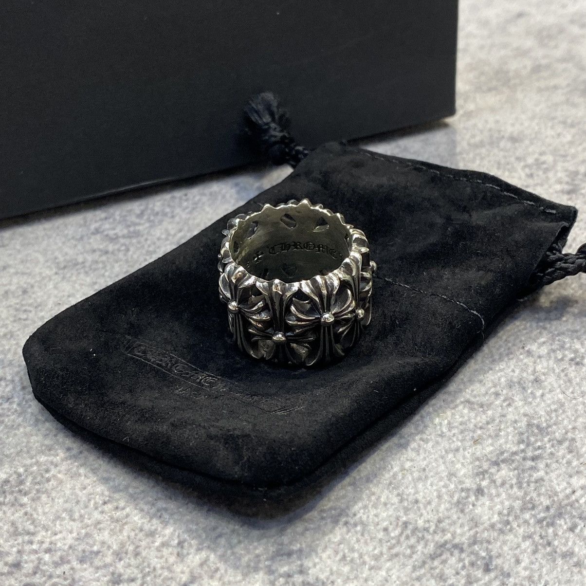Chrome Hearts Cemetery ring silver