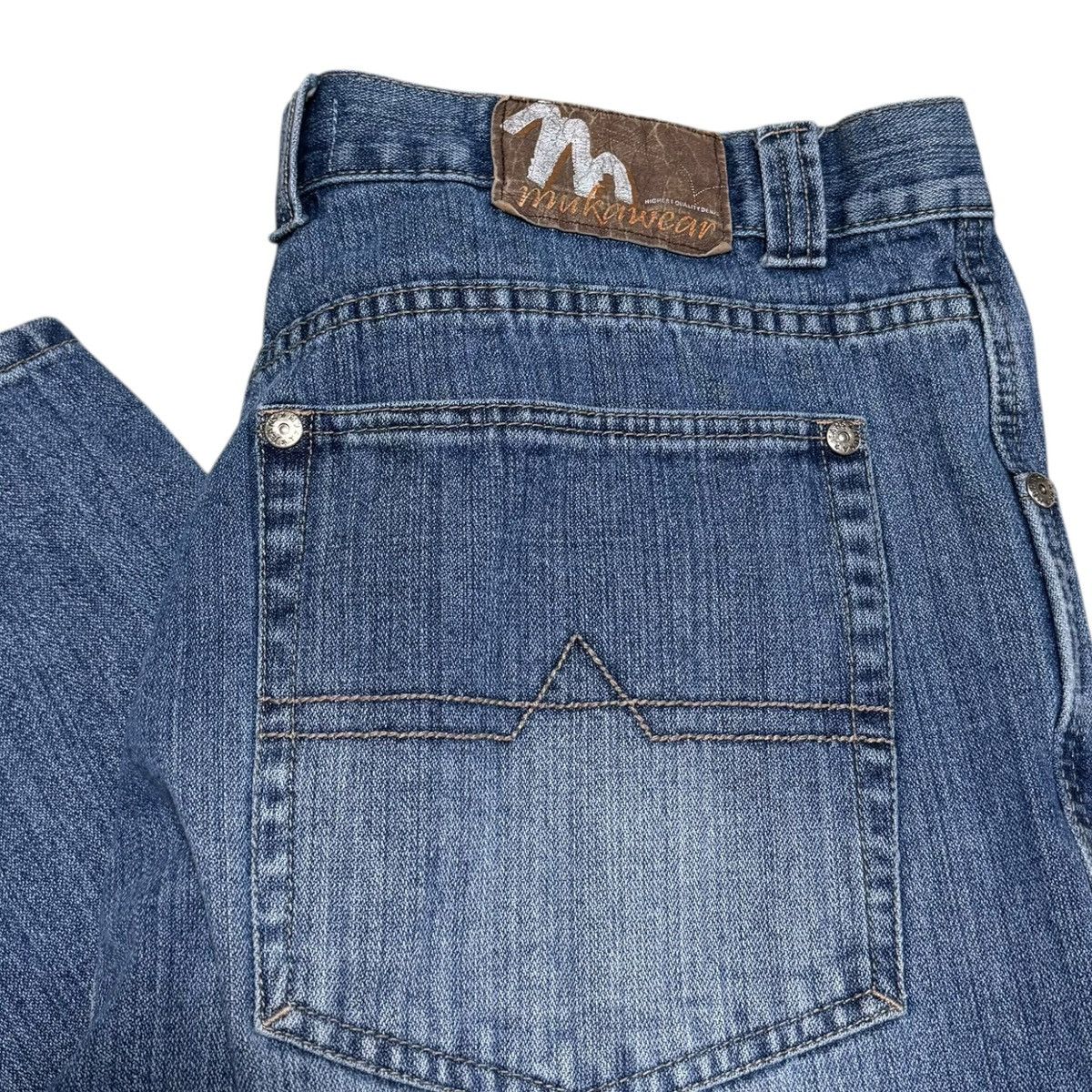 Other Vintage 2000s Mukawear Baggy Jean Pants Men’s 40x31 Size US 40 / EU 56 - 2 Thumbnail