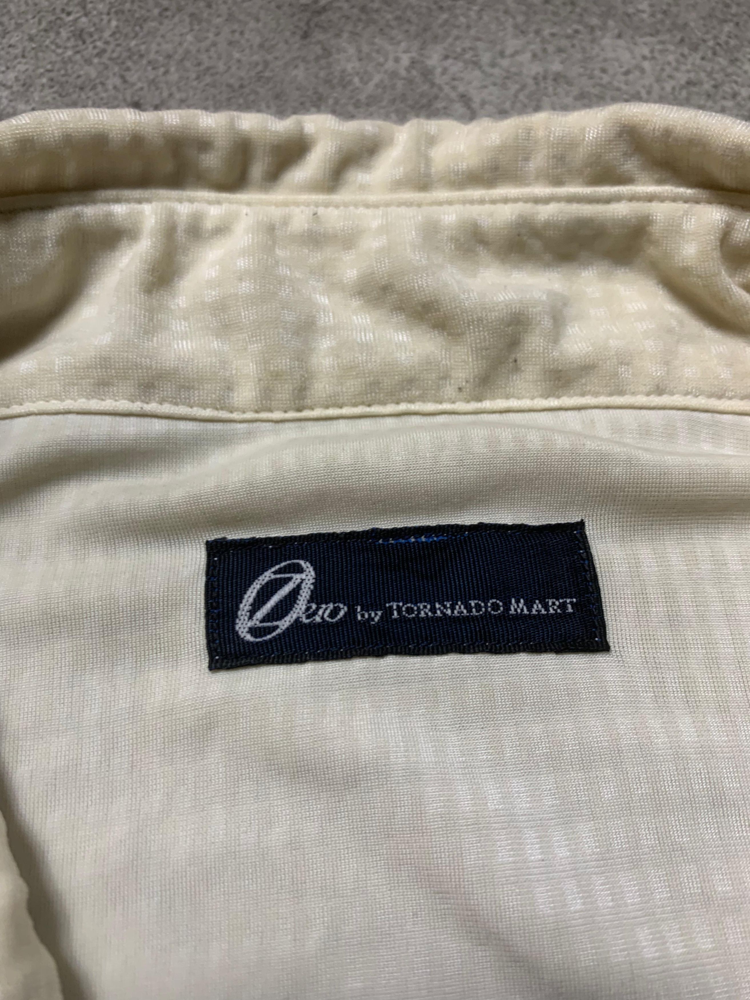 Tornado Mart 2000s Zero by Tornado Mart - White Button Up Shirt Size US M / EU 48-50 / 2 - 5 Thumbnail