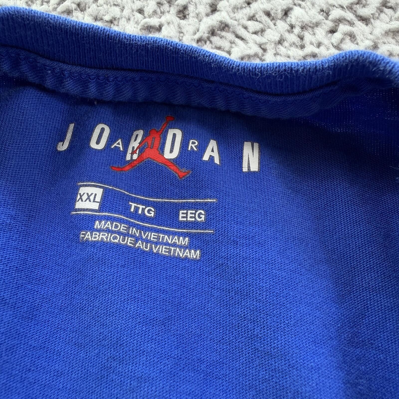 Nike Jordan PSG Paris Saint Germain T Shirt Blue XXL Nike Jumpman Size US XXL / EU 58 / 5 - 3 Thumbnail