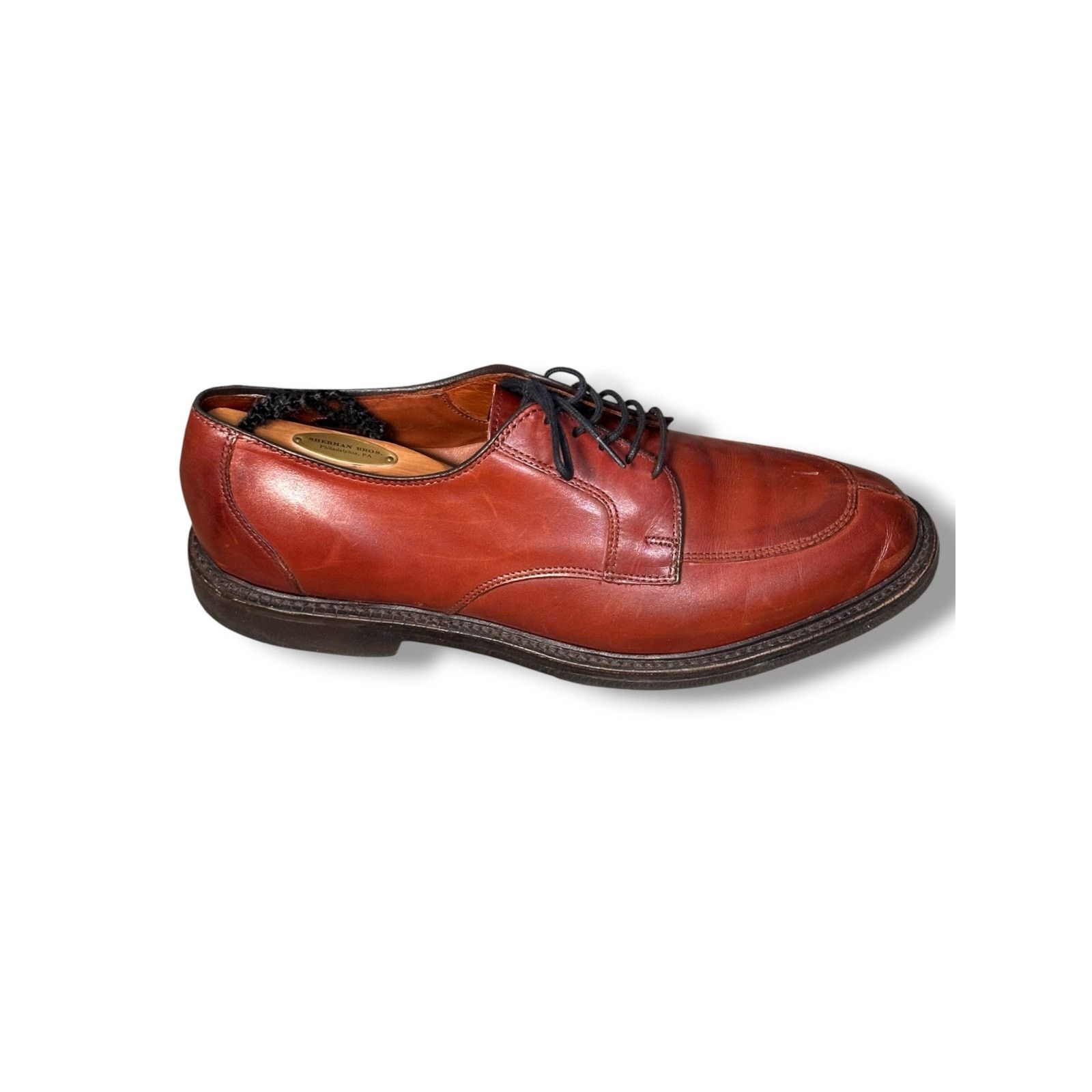 Allen Edmonds Vintage Allen Edmonds Split Toe Derby Shoes Cognac Brown 10 Size US 10 / EU 43 - 1 Thumbnail