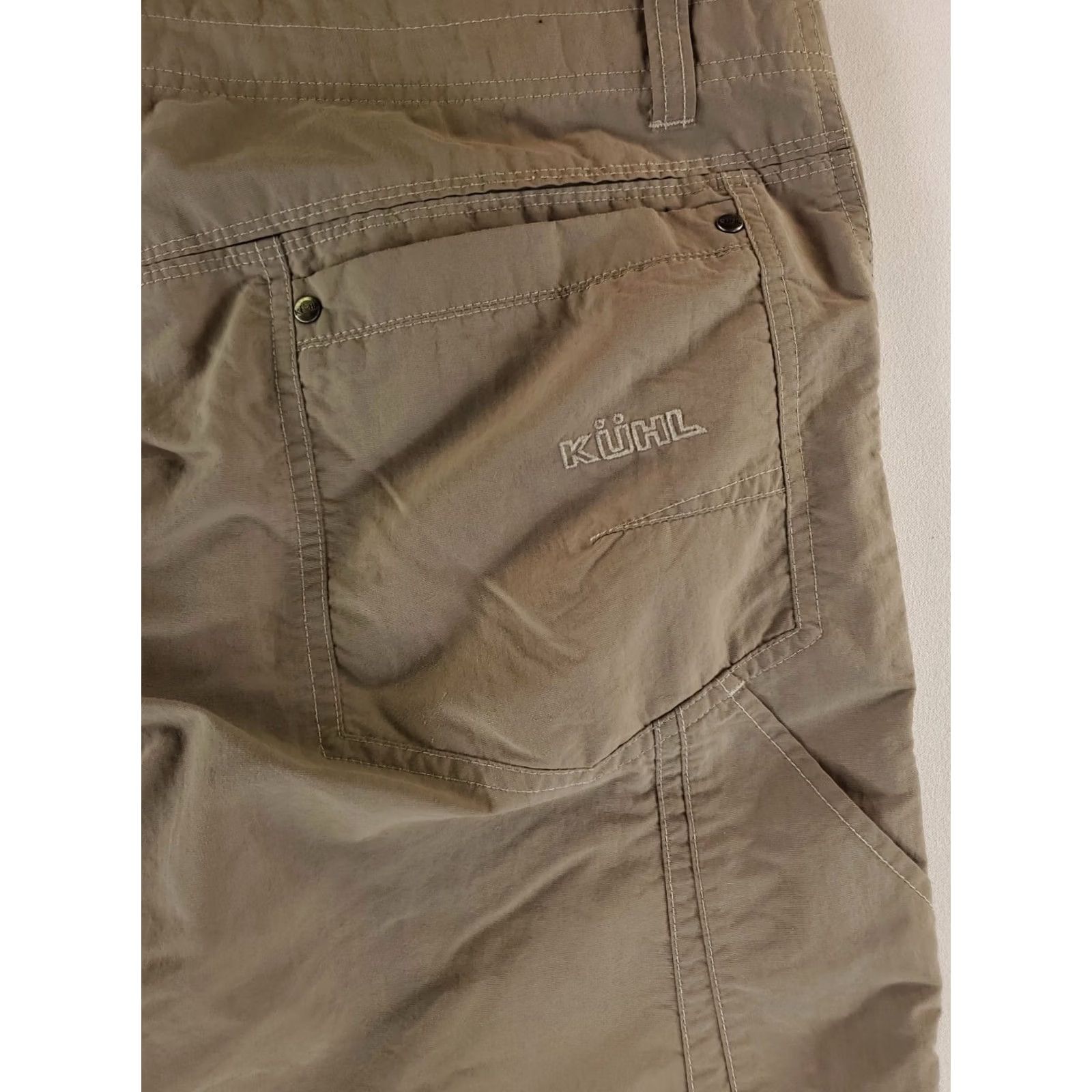 Olive Kuhl Pants Liberator Convertible Stealth Olive Brown Mens 36x30 Pants Regular Men Brown 30 Inseam Casual Convertible Mens Brown 36 30 Size US 36 / EU 52 - 7 Thumbnail