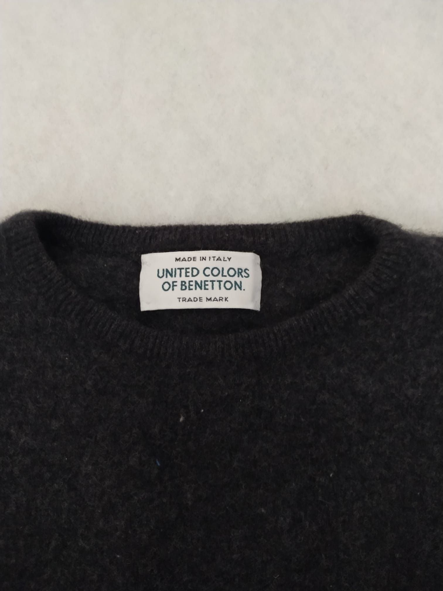 United Colors Of Benetton Gray sweater United Colour of Benetton M, wool angora Size M / US 6-8 / IT 42-44 - 2 Thumbnail