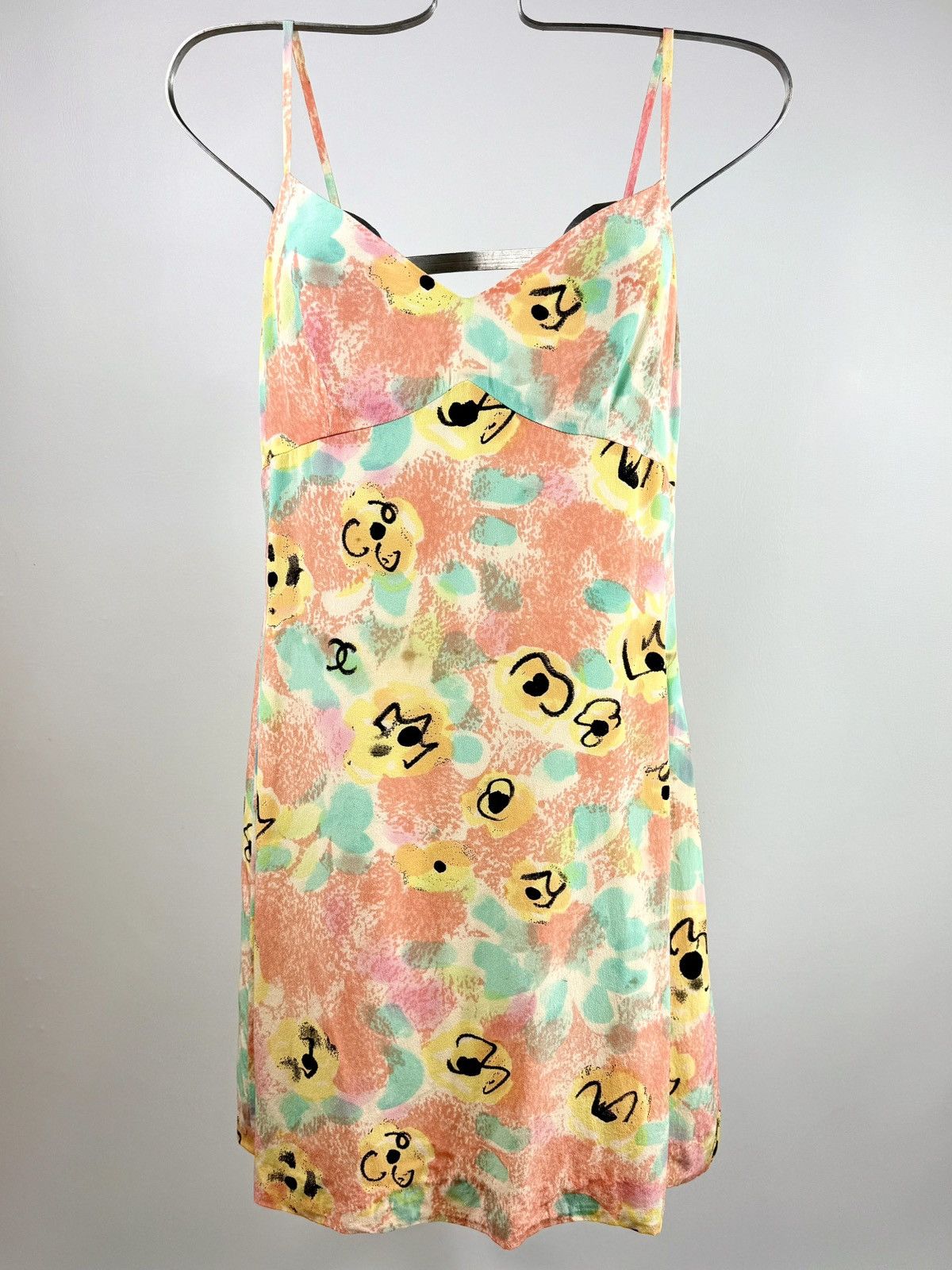 Chanel Chanel - Karl Lagerfeld - SS/97 - Floral - Silk - Slip Dress Size S / US 4 / IT 40 - 1 Thumbnail
