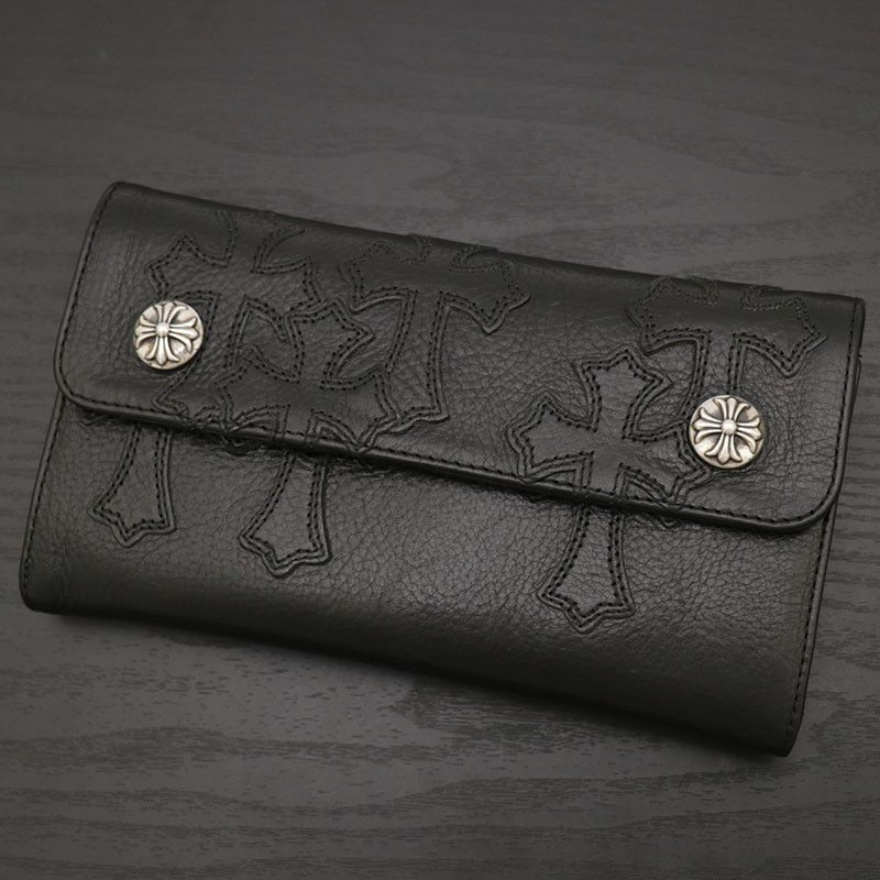 Chrome Hearts Cross Patch Wave Wallet