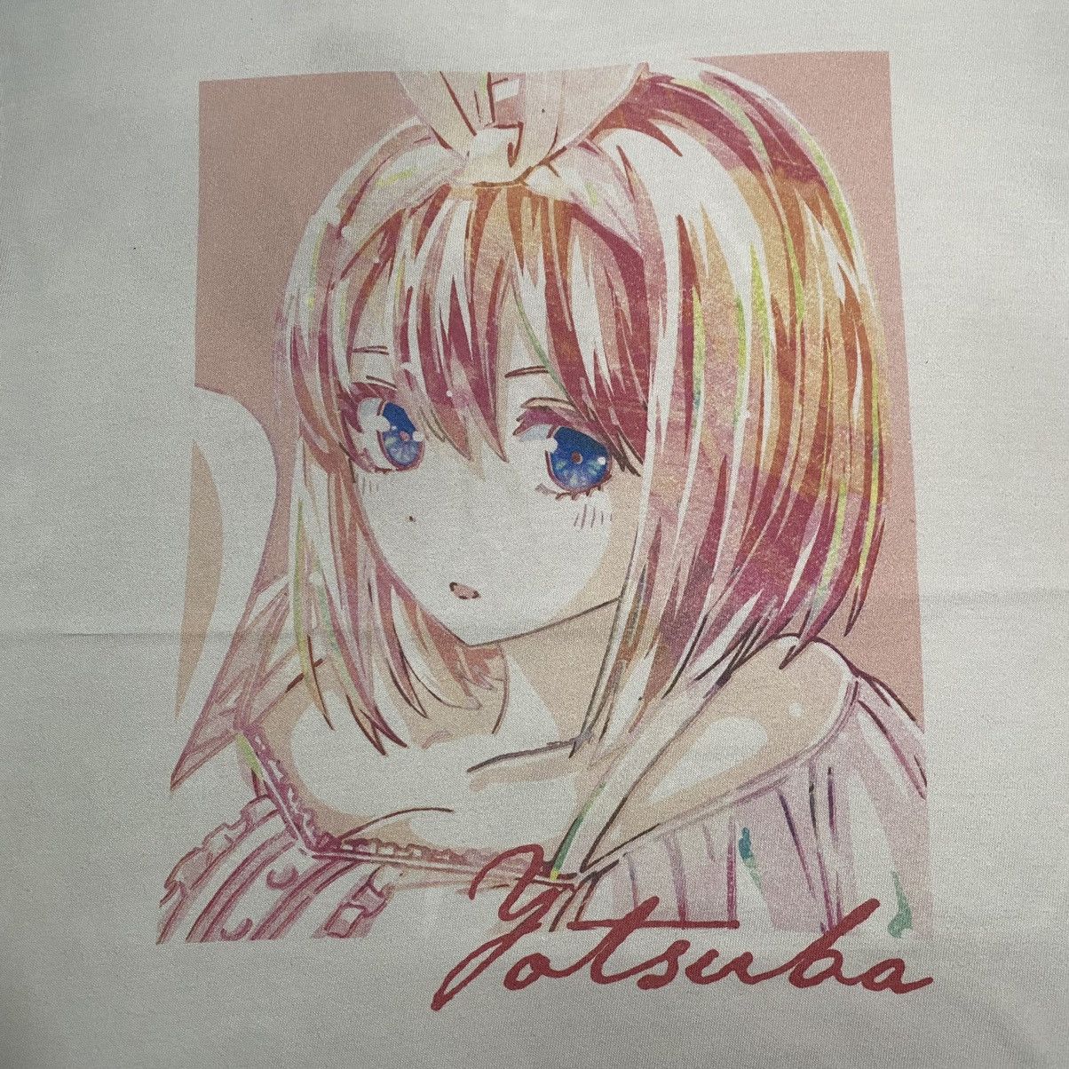 Anime The Quintessential Quintuplets Yotsuba Anime T Shirt Size US L / EU 52-54 / 3 - 5 Thumbnail