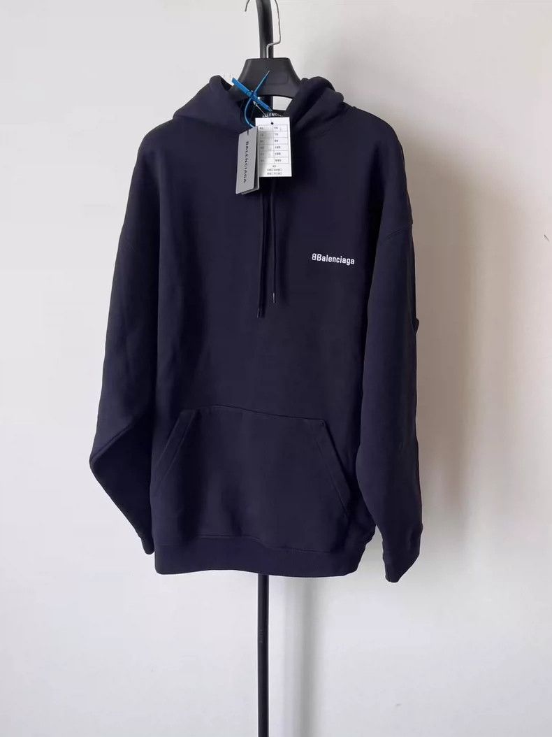 Balenciaga Balenciaga Letter print hooded pullover straight-leg long- Size US M / EU 48-50 / 2 - 1 Thumbnail