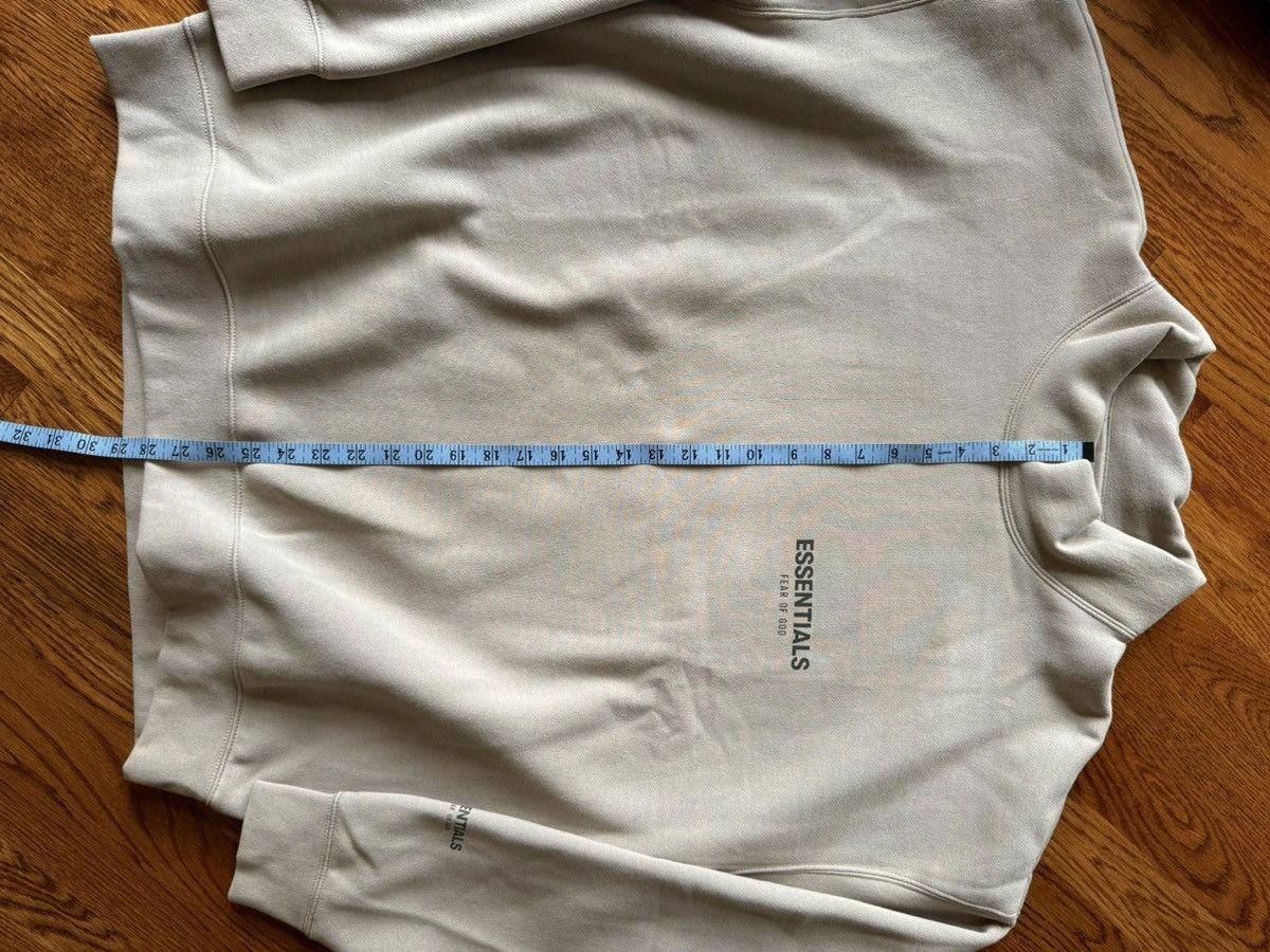 Essentials × FOG × Fear of God XL 3M Pull-Over Mockneck String Sweatshirt Wood Cement Gray Size US XL / EU 56 / 4 - 13 Thumbnail
