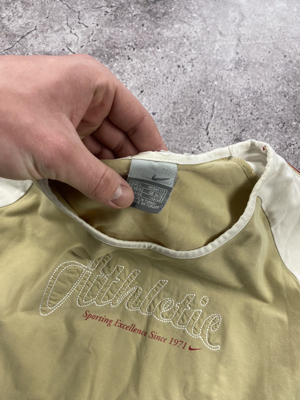 Nike Hype Nike Athletic West Limited Issue distressed Longsleeve Size L / US 10 / IT 46 - 5 Thumbnail