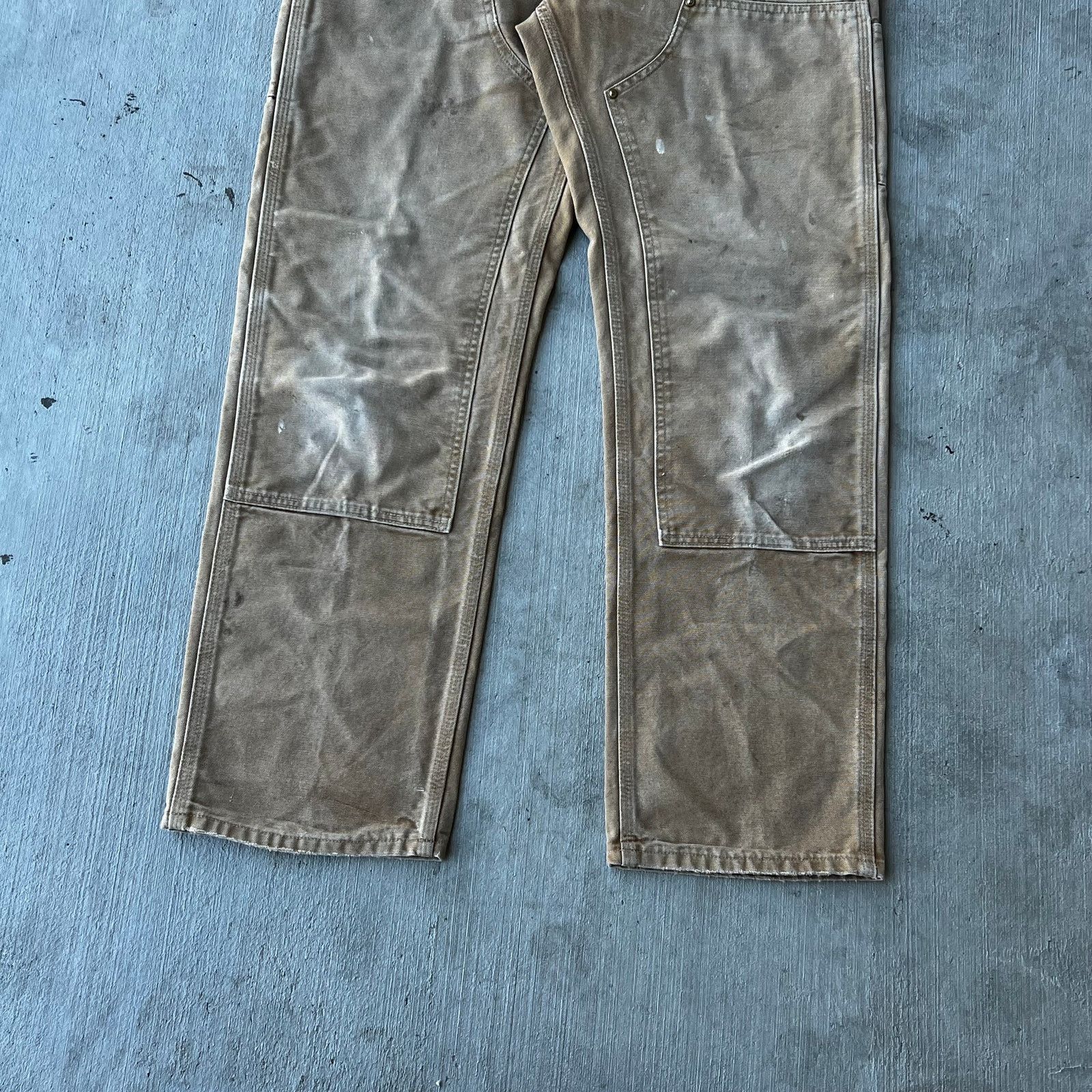 Carhartt × Vintage Carhartt faded brown double knee work wear carpenter pants Size US 30 / EU 46 - 3 Thumbnail