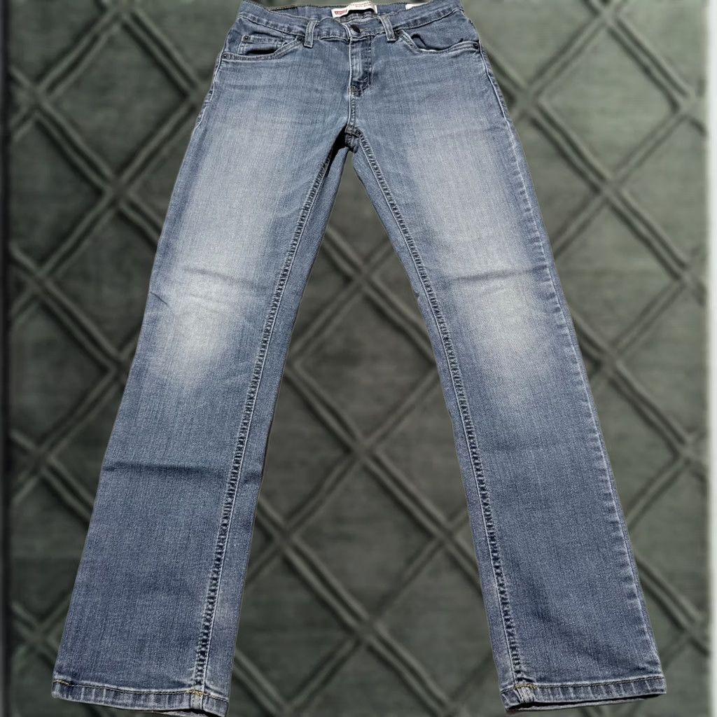 Levi's Levi's 511 Jeans Women Blue 14 Slim Straight Denim Stretch 27x28 Middle Rise 5-Pocket City Size 36" / US 14 / IT 50 - 1 Thumbnail