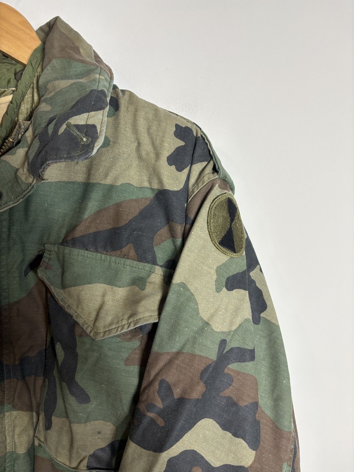 Alpha Industries Vtg Alpha Industries M65 Field Woodland Camo Jacket Military Size US M / EU 48-50 / 2 - 2 Thumbnail