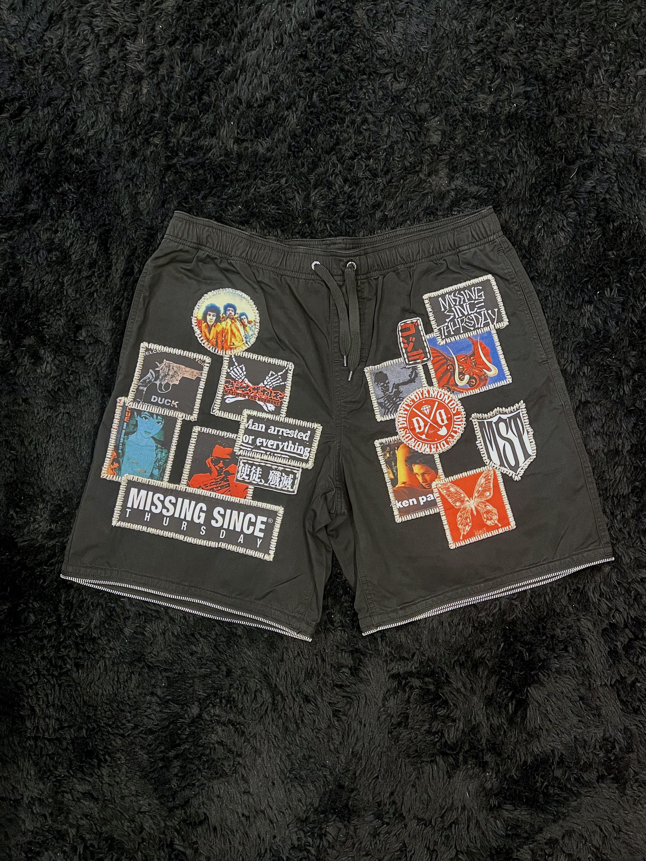 City Morgue × Missing Since Thursday MST Patch Shorts Size US 34 / EU 50 - 1 Thumbnail