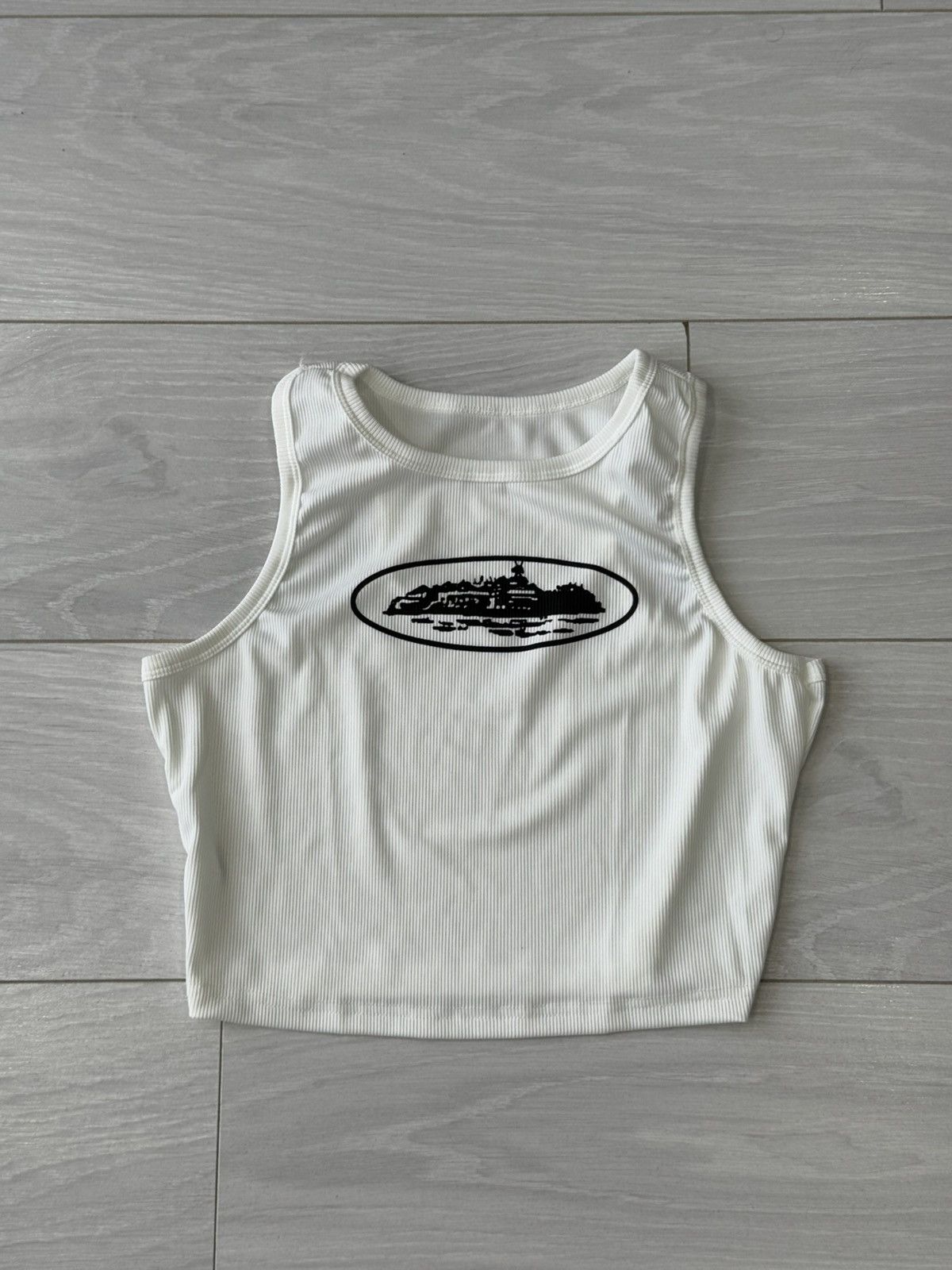 white ウェア tanktop Corteiz black