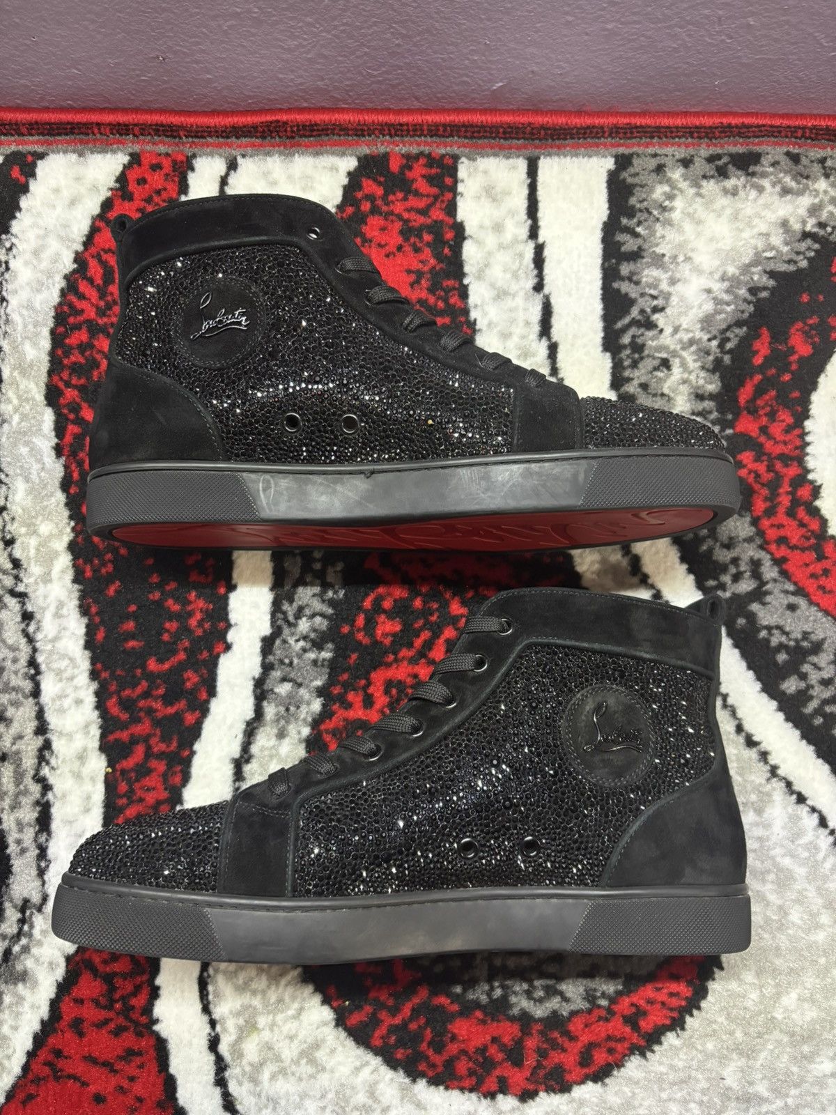 Christian Louboutin Christian Louboutin Louis Strass High-Top Size US 12 / EU 45 - 3 Thumbnail