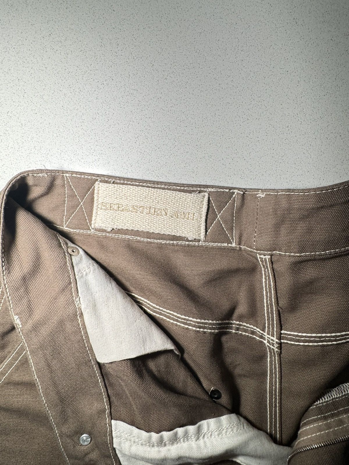Sebastien Ami sebastien ami warped carpenter pants Size US 33 - 3 Thumbnail
