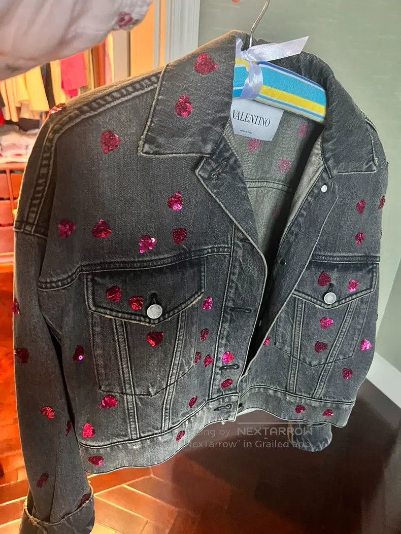 Valentino Valentino Denim jacket Size US XXS / EU 40 - 1 Thumbnail