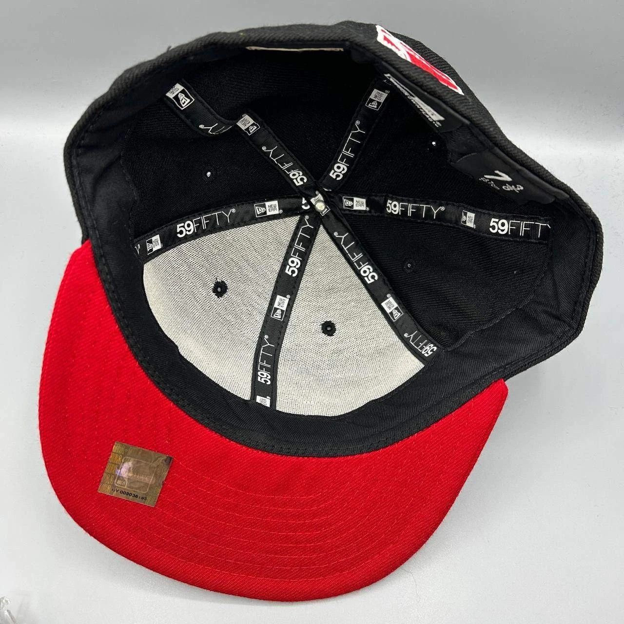 New Era Houston Rockets Hat Men 7 3/8 Embroidered HWC Fitted Wool Size ONE SIZE - 2 Thumbnail