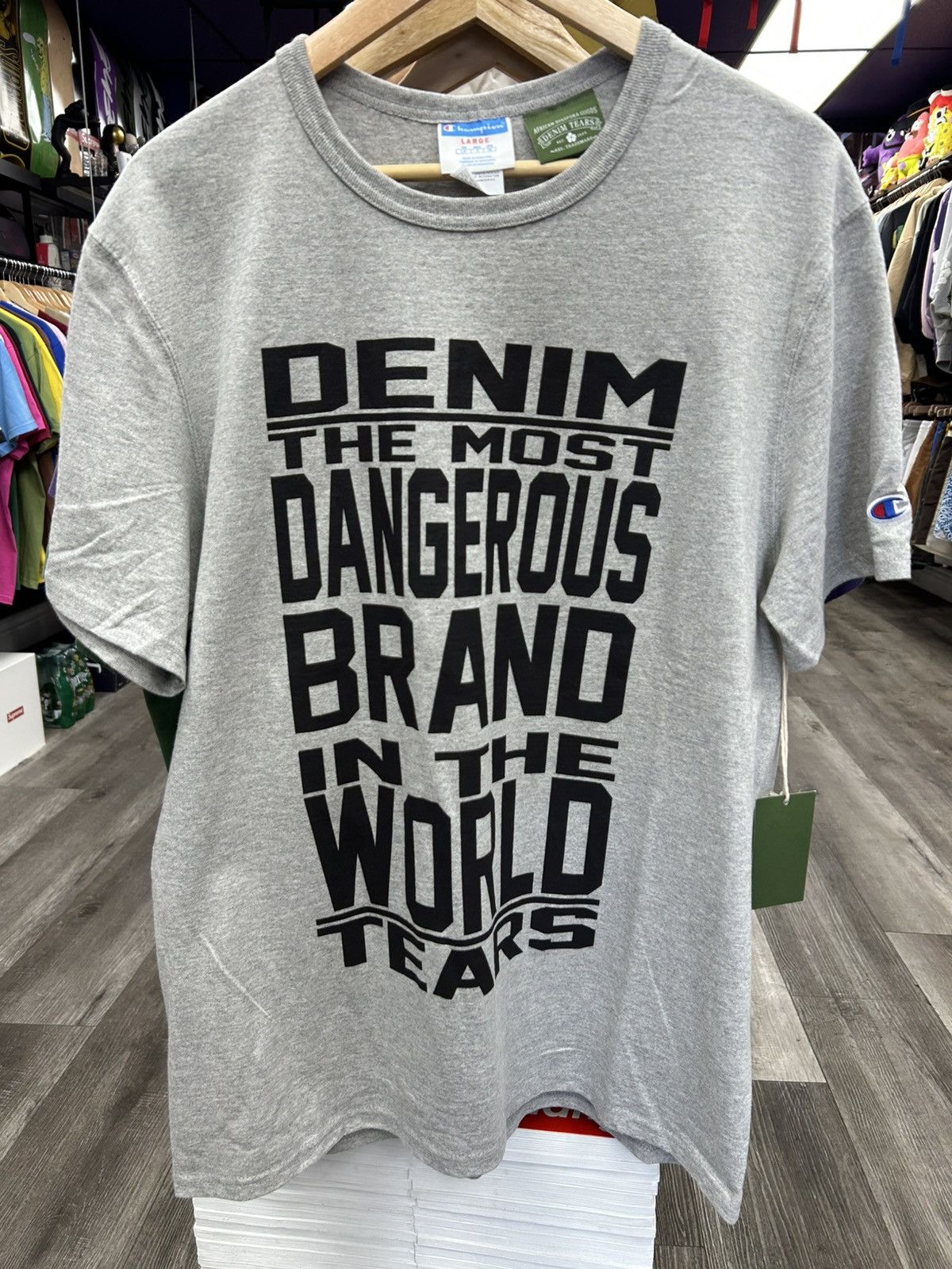DENIM TEARS Mission statement Denim Tears T-shirt Size US L / EU 52-54 / 3 - 1 Thumbnail