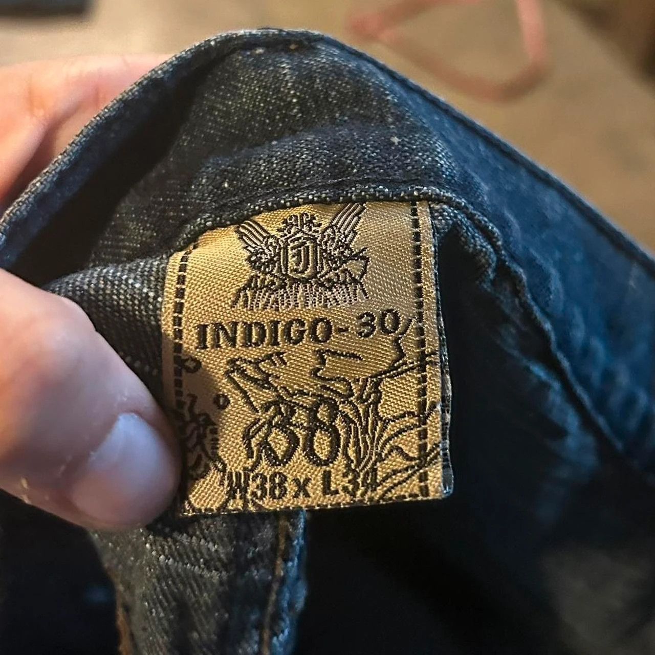 Indigo Vintage indigo faded jeans Size US 38 / EU 54 - 5 Thumbnail