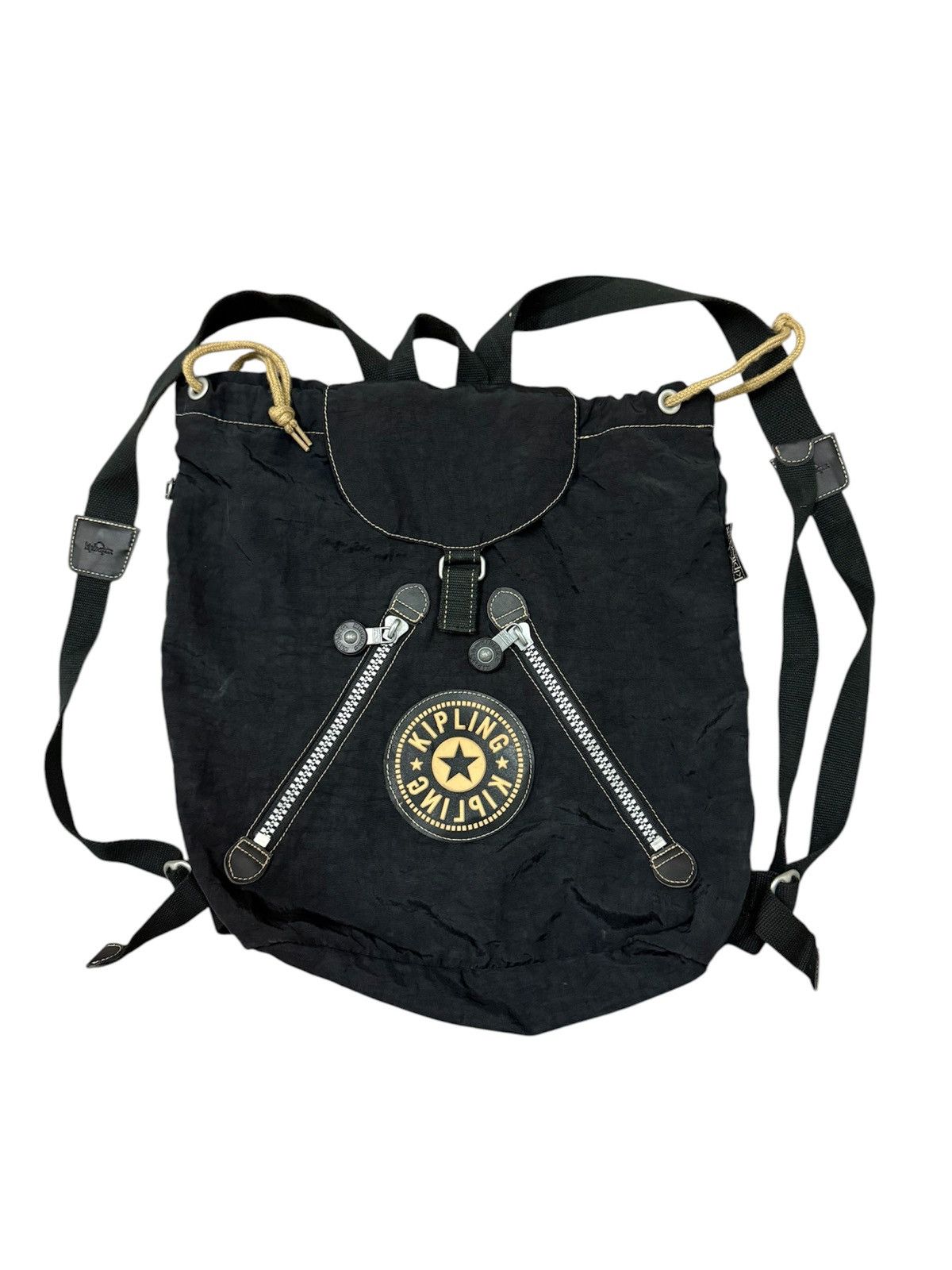 Japanese Brand × Vintage KIPLING NYLON DRAWSTRING BACKPACK Size ONE SIZE - 1 Thumbnail
