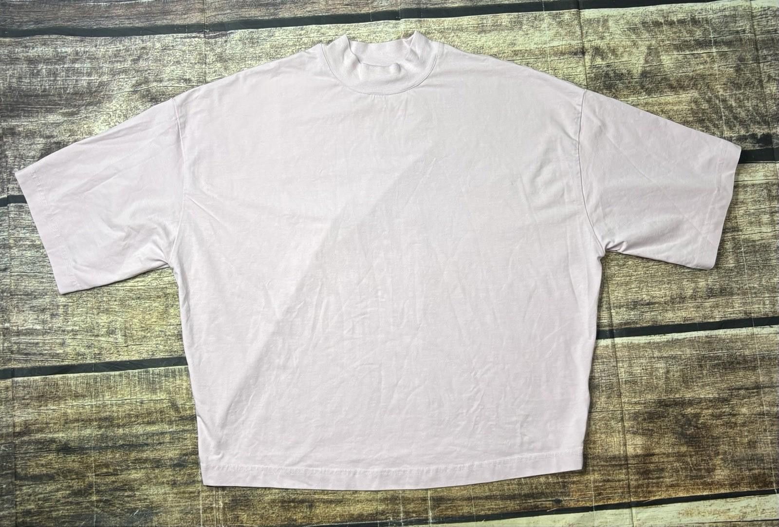 Cos Cos Top T-Shirt Womens XS Pink Mock Neck Oversized Stretch Size XS / US 0-2 / IT 36-38 - 1 Thumbnail