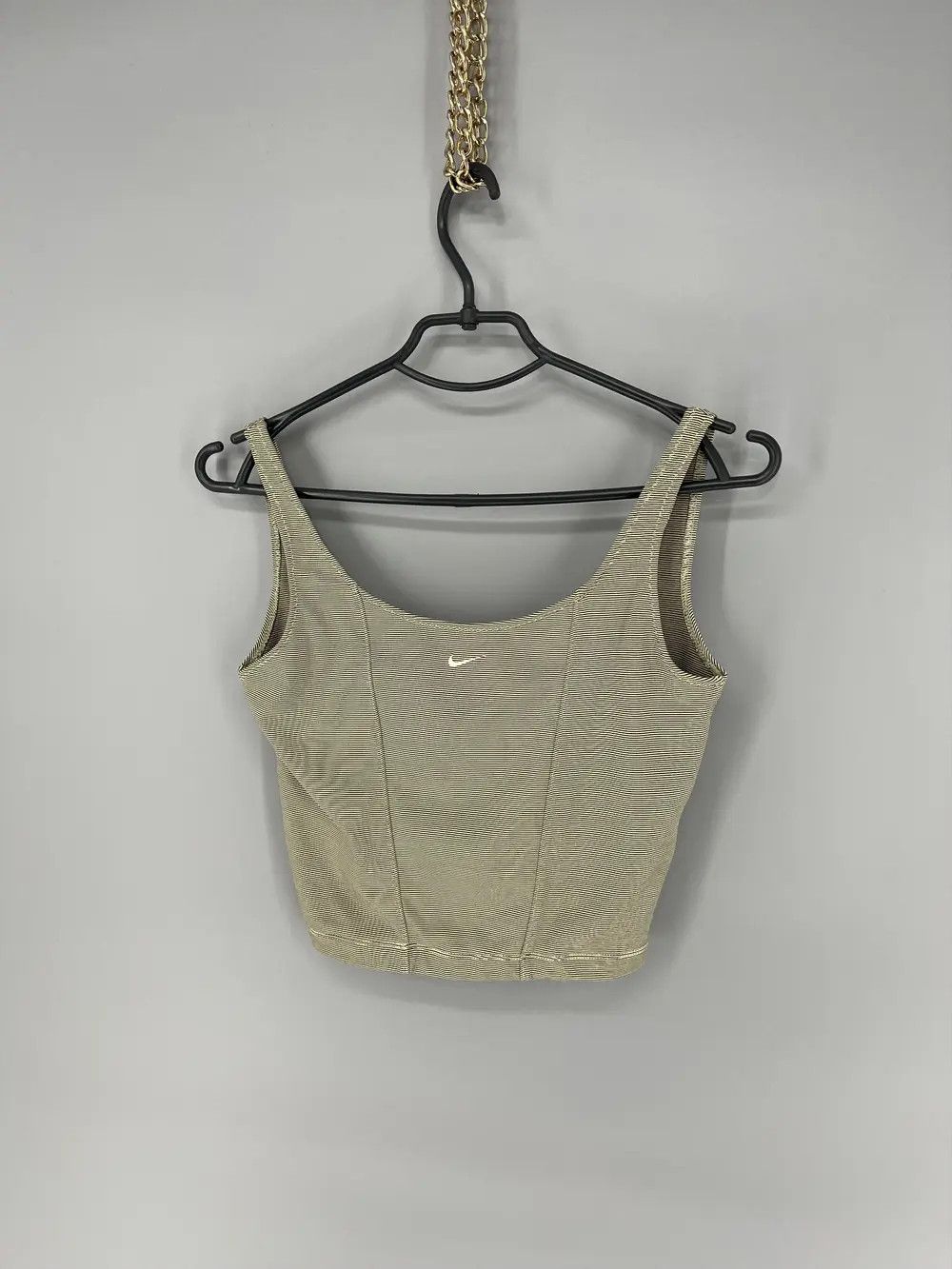 Nike Y2K Nike Vintage Swoosh Logo Crop Top 90s Size M / US 6-8 / IT 42-44 - 4 Thumbnail