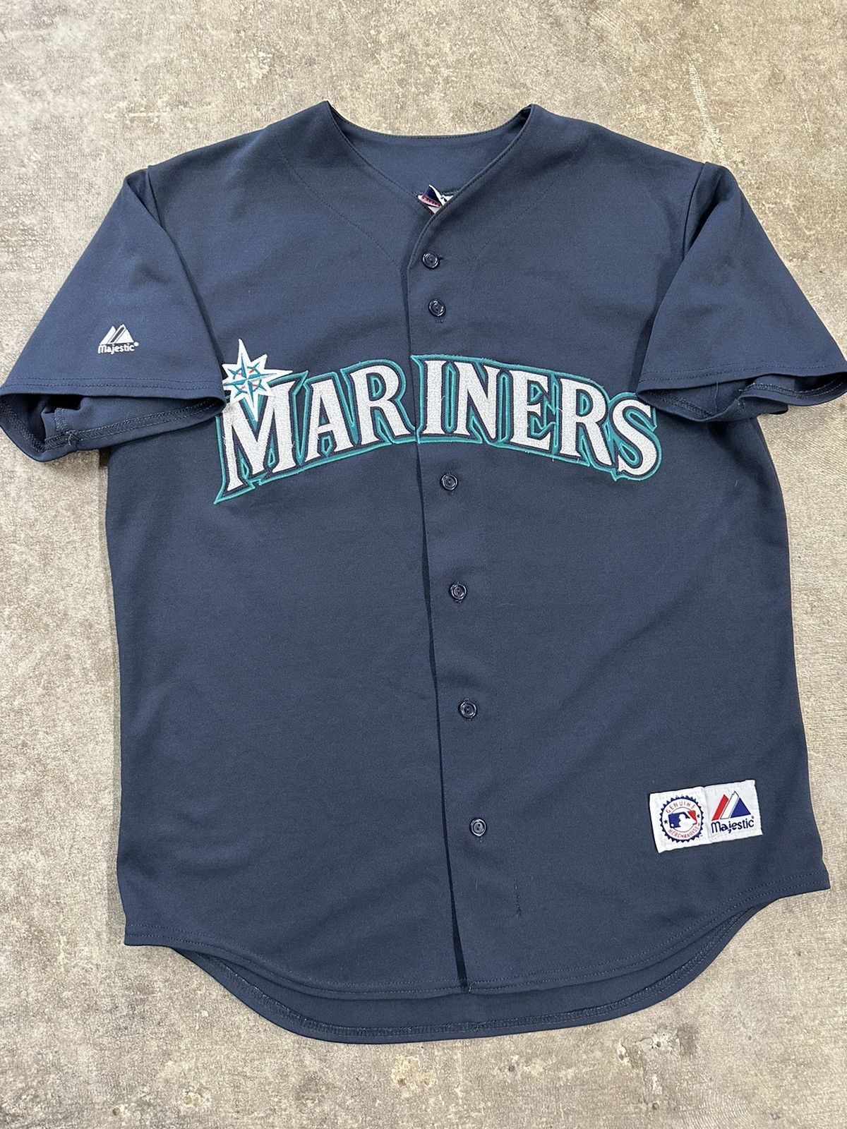 Majestic Crazy Y2K 00s Majestic Seattle Mariners MLB Baseball Jersey Size US XL / EU 56 / 4 - 3 Thumbnail