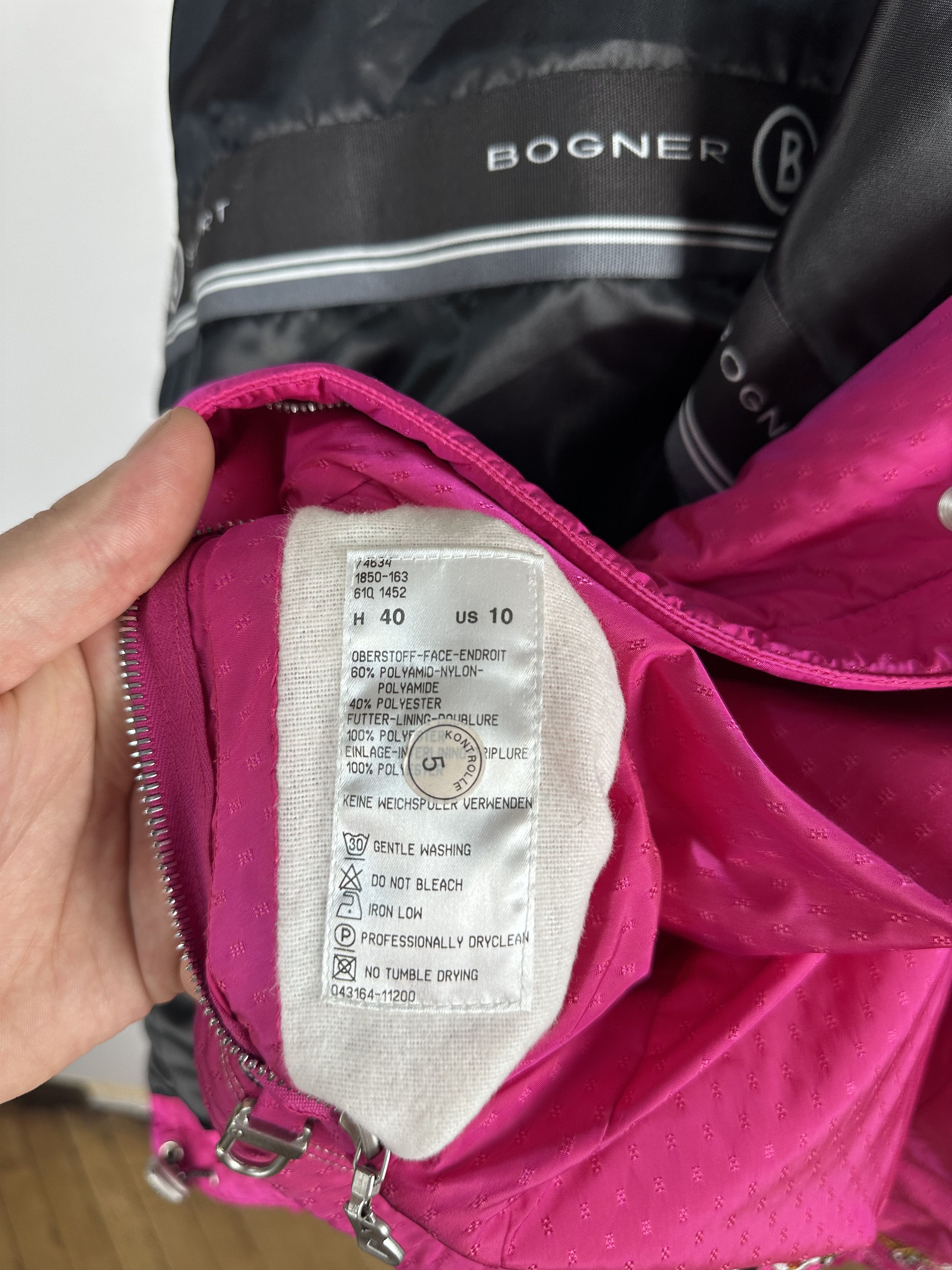 Bogner Bogner Vintage Ski Jacket India Embroidered Pink Womens Size L / US 10 / IT 46 - 13 Thumbnail