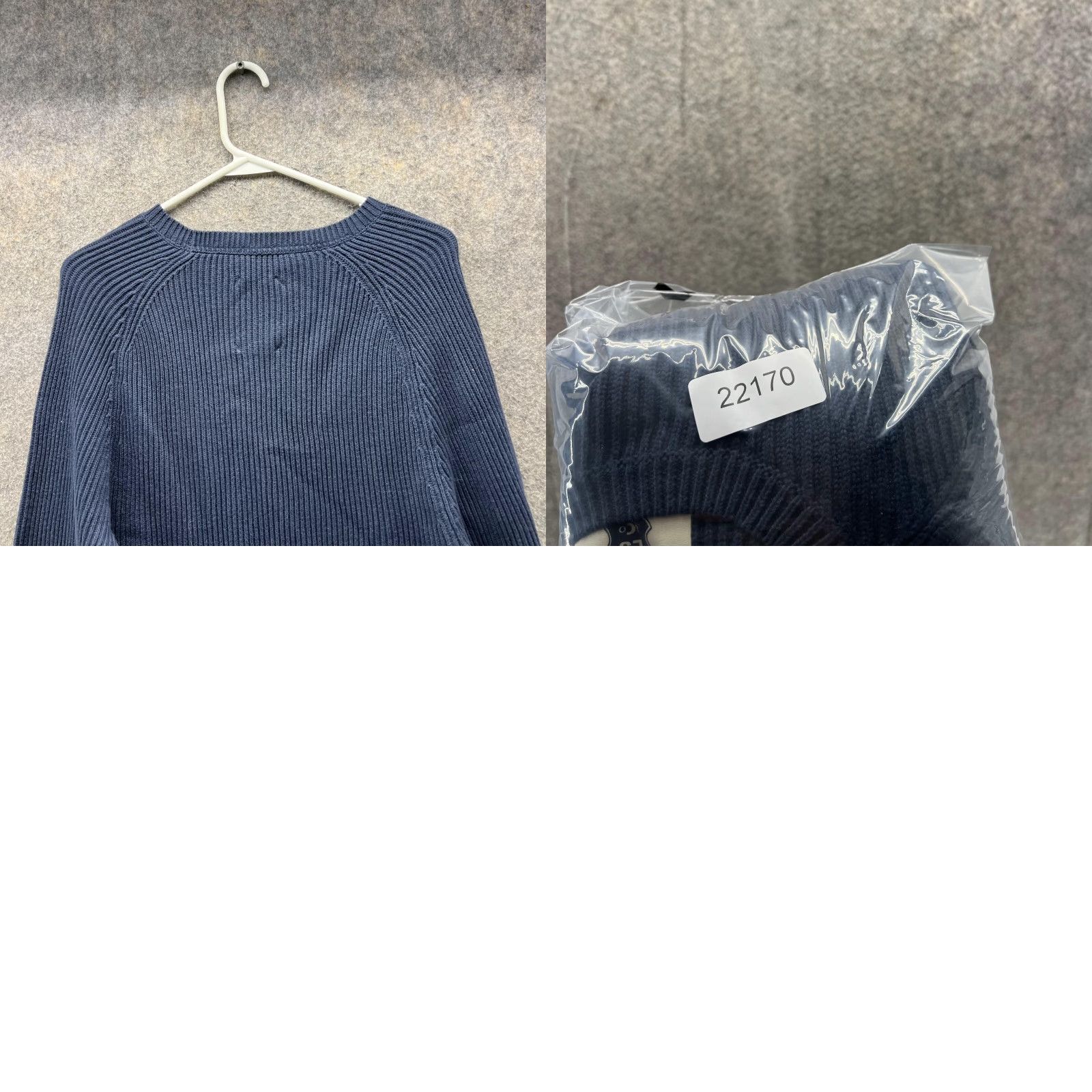 Levi's VINTAGE Levi's Sweater Men Medium Blue Navy Pullover Crewneck Knit Knitwear Long Sleeve Crew Neck All Seasons Logo Size US M / EU 48-50 / 2 - 9 Thumbnail