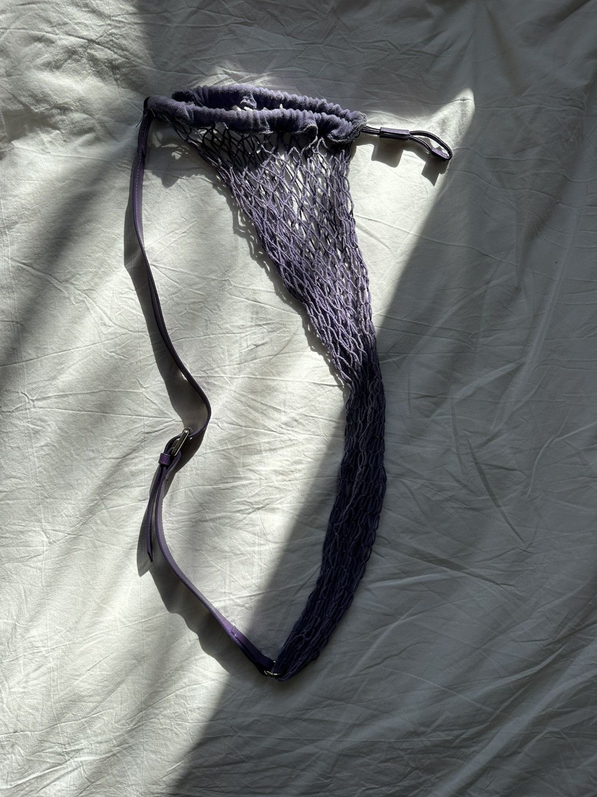 Jacquemus Jacquemus Fishnet Shopping Bag Purple Size ONE SIZE - 2 Thumbnail