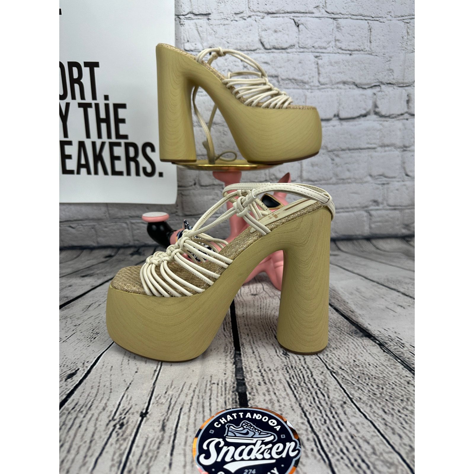 Sam Edelman Sam Edelman Gia Platform Sandals Womens 7 EU 37 Strappy Heel Size US 7 / IT 37 - 1 Thumbnail