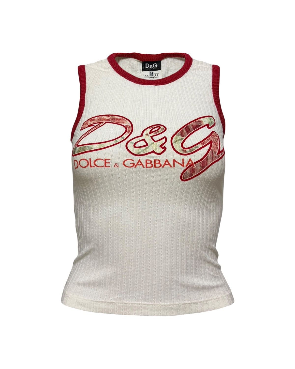 Dolce&Gabbana tank top y2k ヴィンテージ Dolce & Gabbana Vintage Y2K Tank Top Men Black Bondage Strap Size