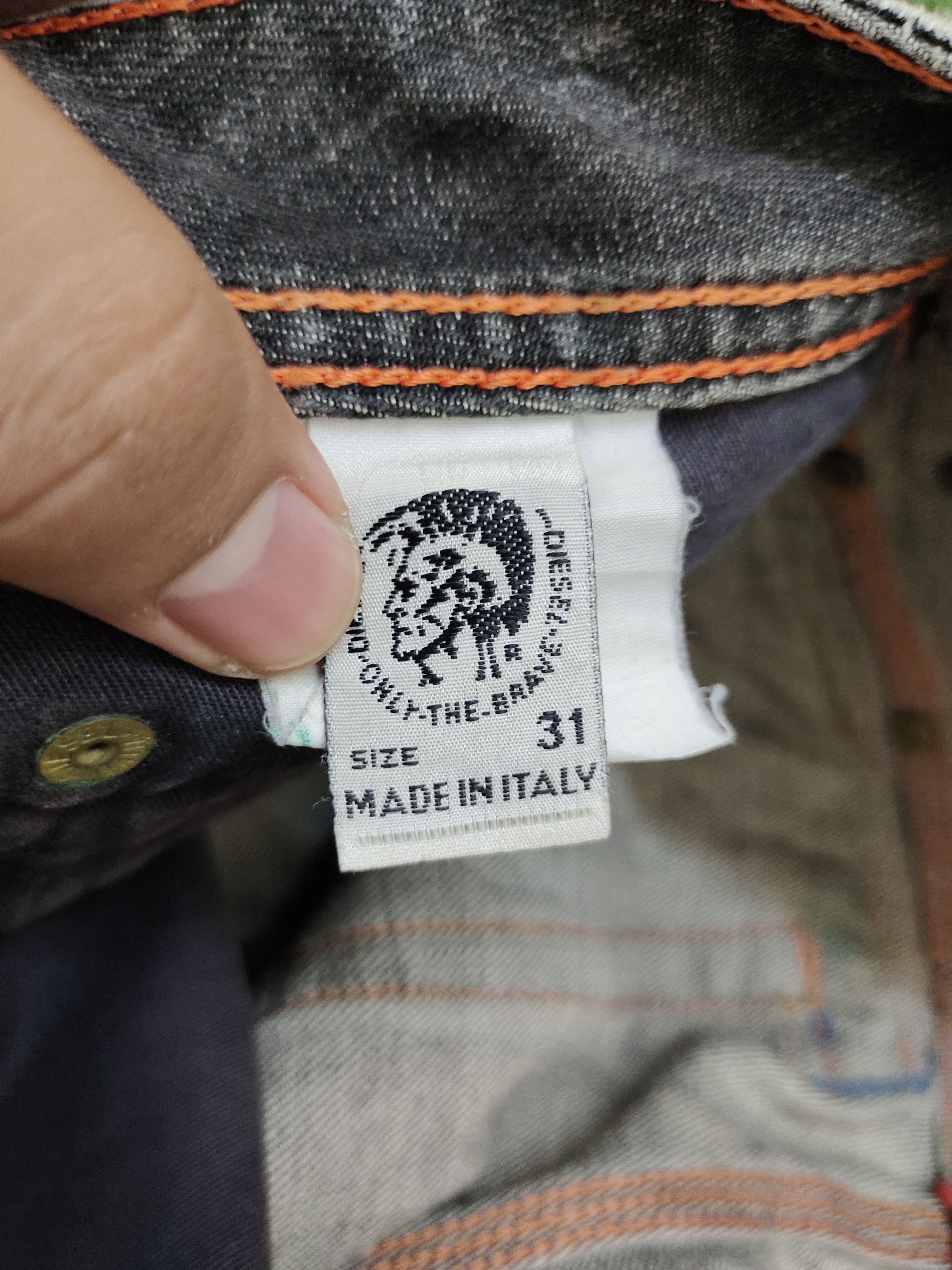Diesel Vintage Y2k Diesel Native Embroidered Relaxed Denim Pants Size US 32 / EU 48 - 18 Thumbnail