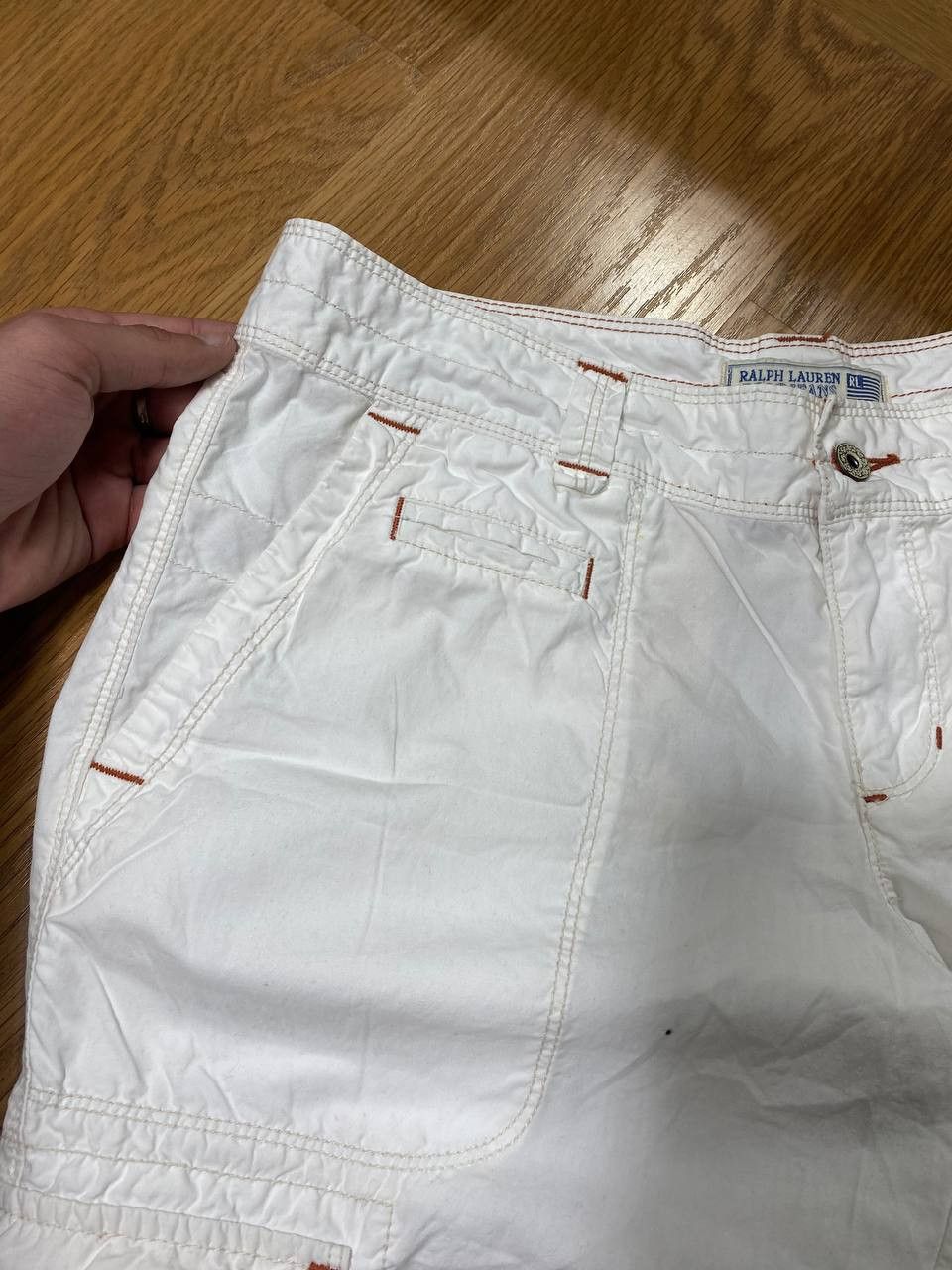 Japanese Brand × Polo Ralph Lauren Gothicana Y2K Bondage Gothic Multipocket Cargo Shorts Size US 30 / EU 46 - 13 Thumbnail