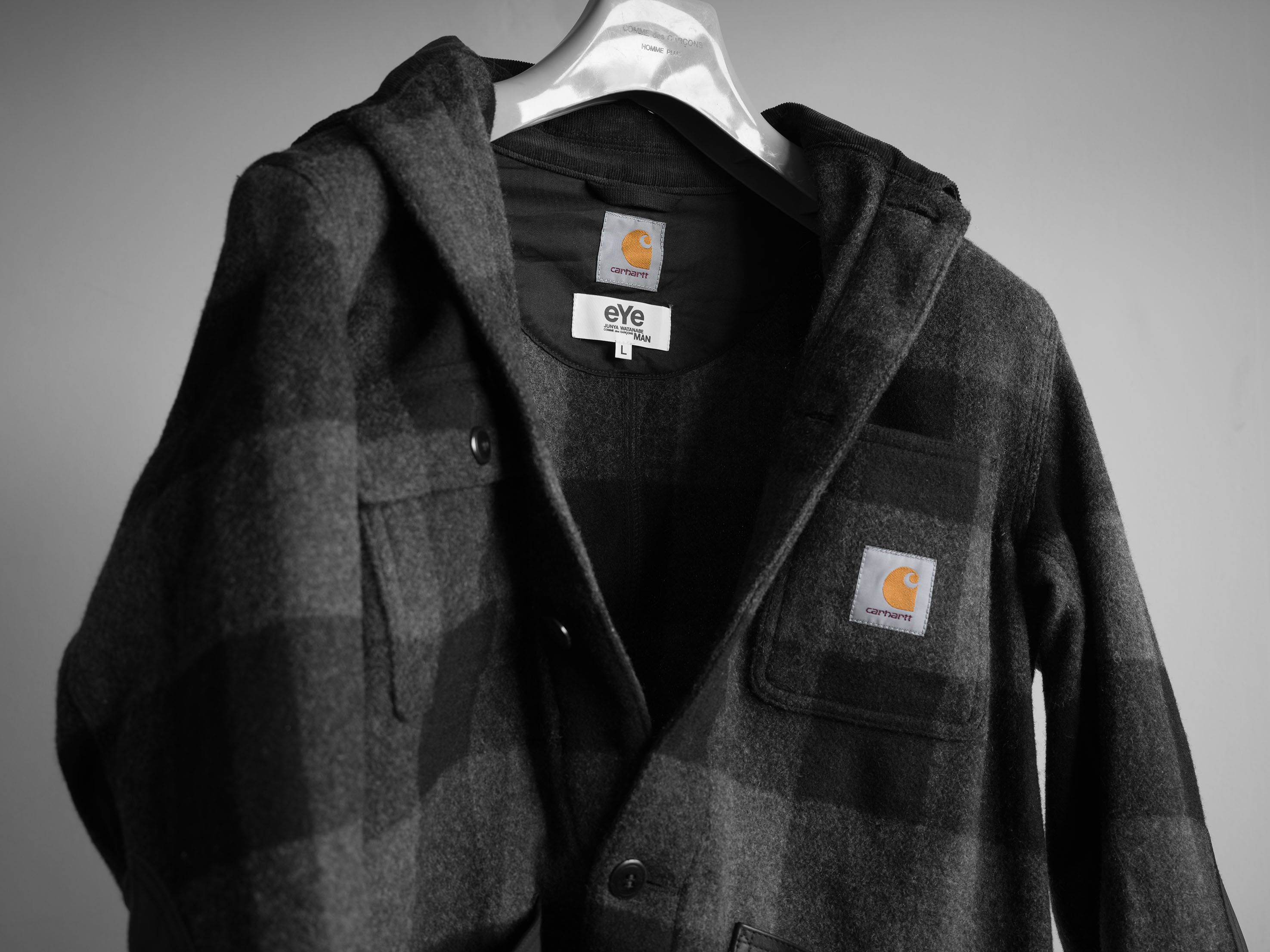 Carhartt × Junya Watanabe AW2017 eYe JUNYA WATANABE MAN x CARHARTT WOOL JACKET Size US L / EU 52-54 / 3 - 3 Thumbnail