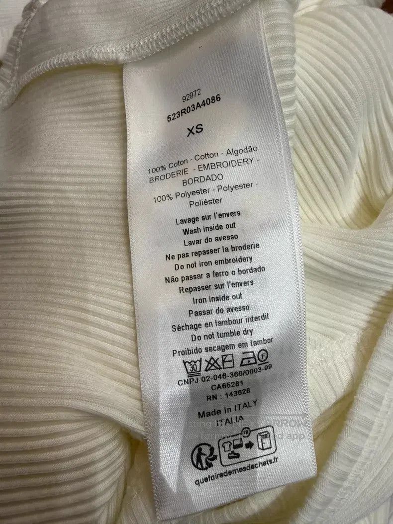 Dior Dior White knitted dress Size XS / US 0-2 / IT 36-38 - 8 Thumbnail