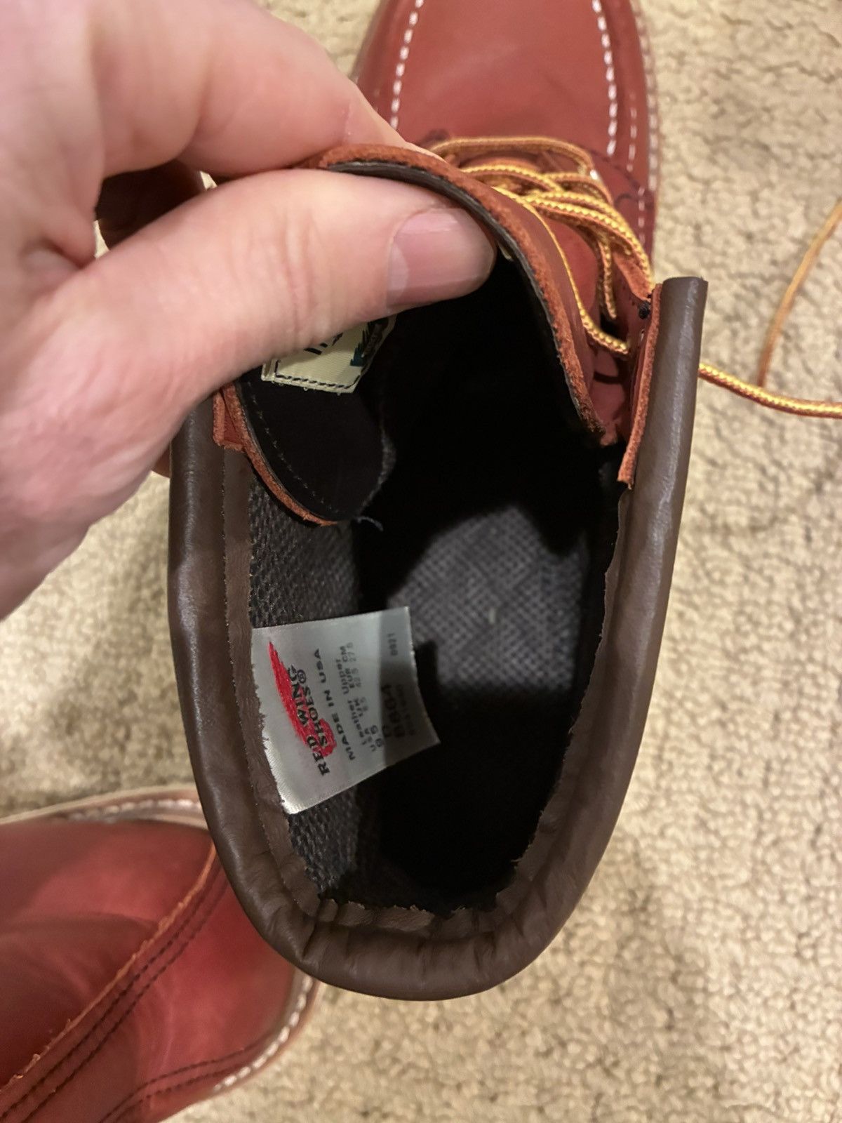 Red Wing Red Wing Moc Toe 8864 Gore Tex Russet 9.5D Size US 9.5 / EU 42-43 - 8 Thumbnail