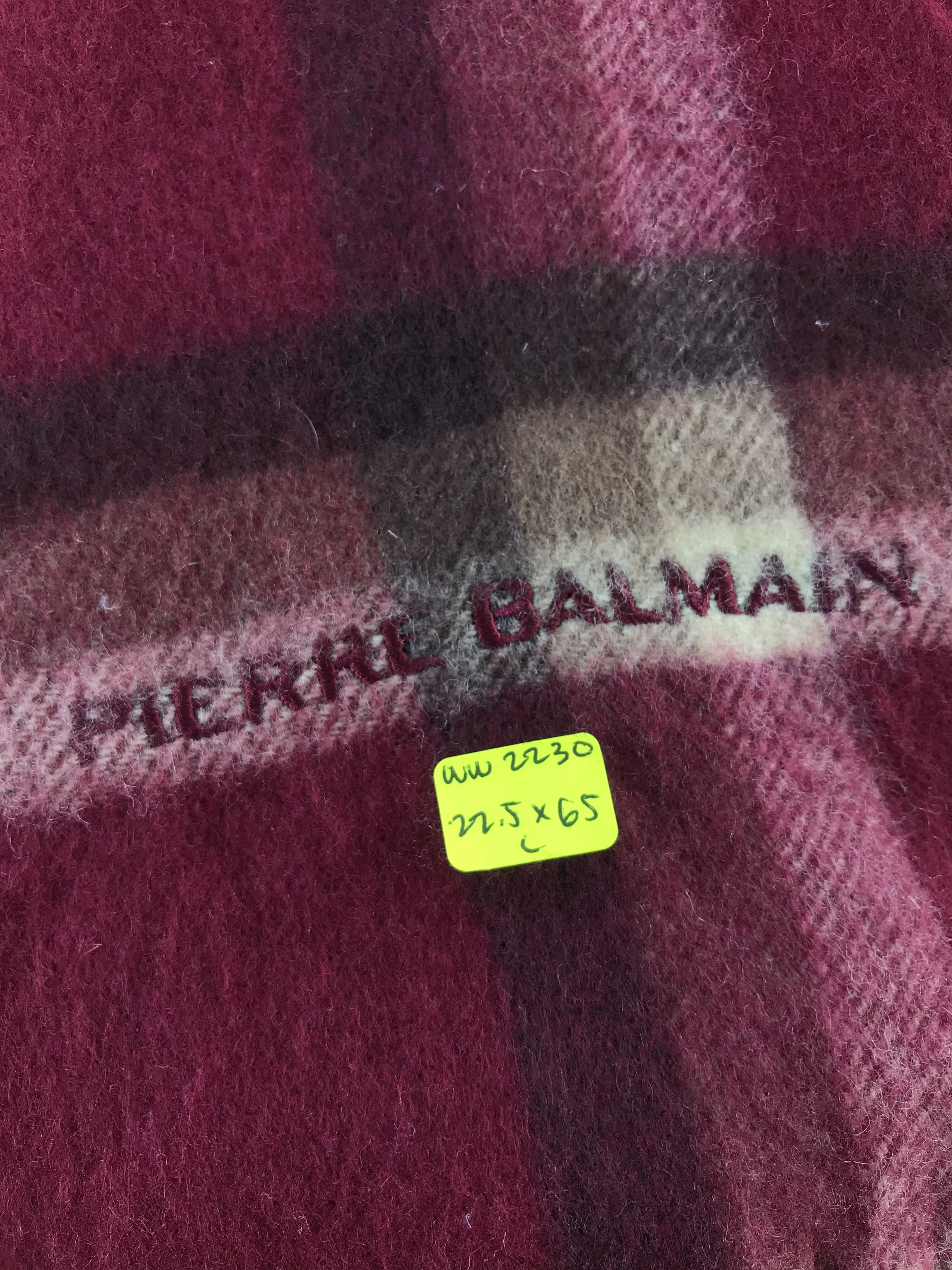 Vintage Pierre Balmain Scarf / Muffler / Neckwear - WW2230 Size ONE SIZE - 5 Thumbnail