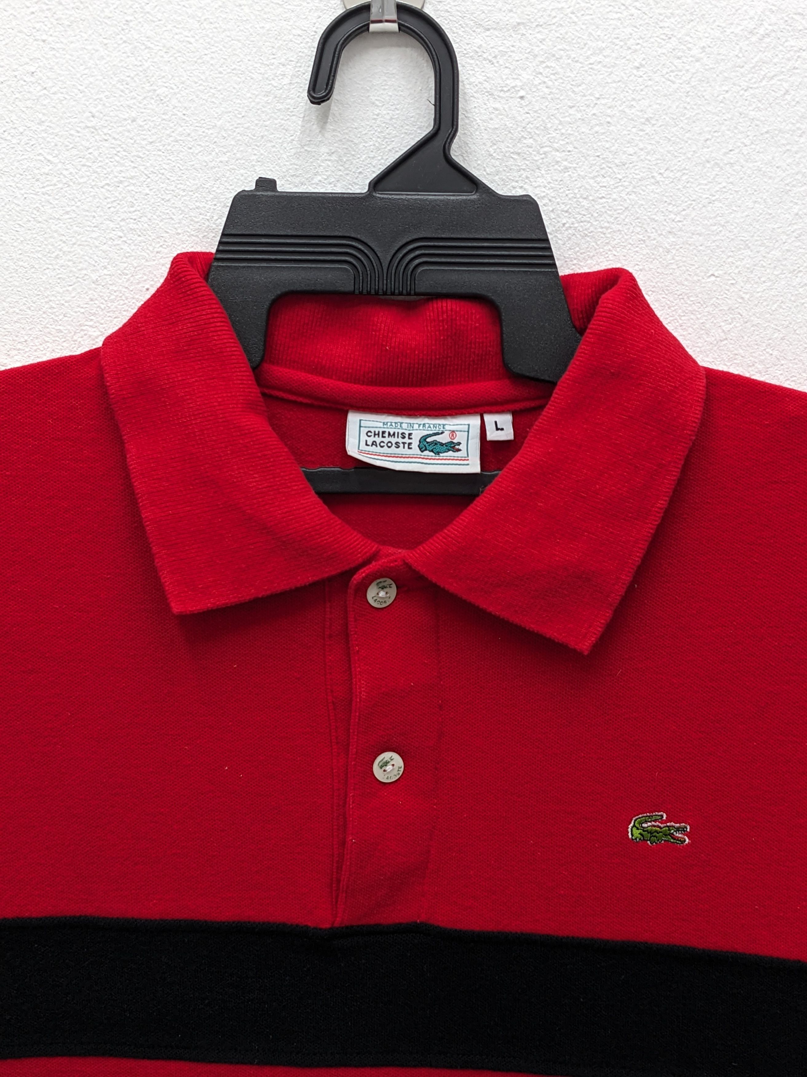 Lacoste VINTAGE LACOSTE MADE IN FRANCE POLO SHIRT Size US L / EU 52-54 / 3 - 3 Thumbnail