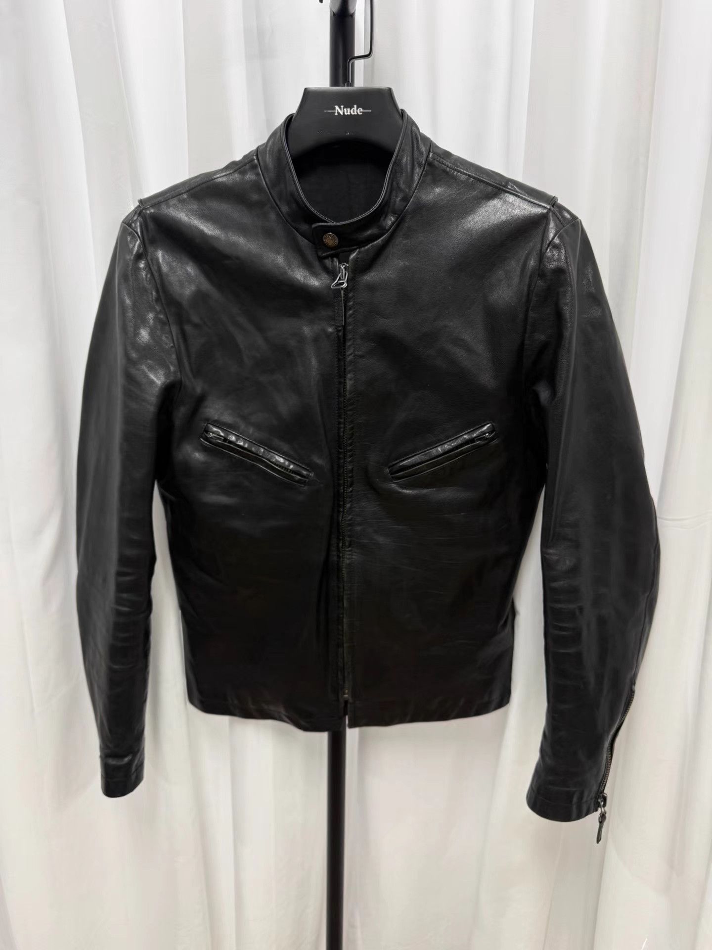 Helmut Lang Helmut Lang 04SS Archive Inverted Zipper Biker Jacket K20 Size US S / EU 44-46 / 1 - 1 Thumbnail
